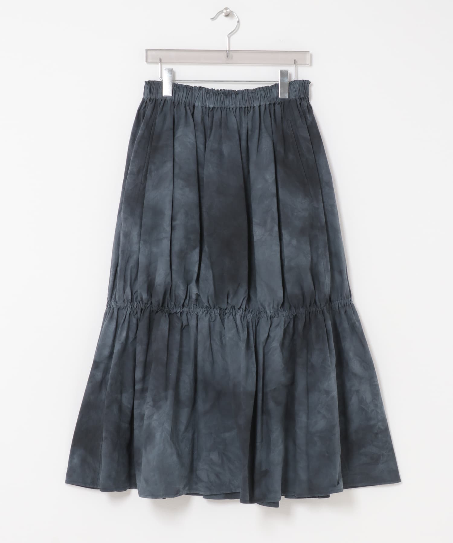 Nomat　SHIRRING SKT/HAND-DYED