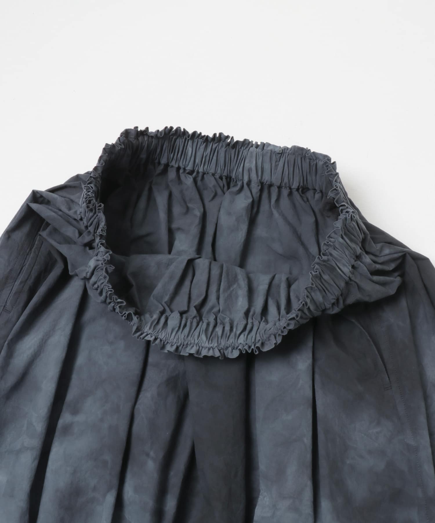 Nomat　SHIRRING SKT/HAND-DYED MIDNIGHT 1