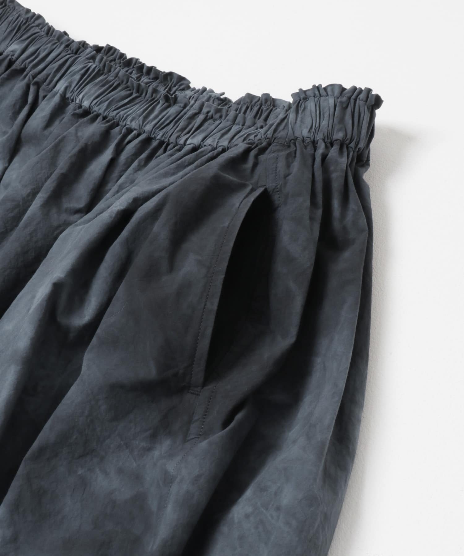 Nomat　SHIRRING SKT/HAND-DYED MIDNIGHT 1
