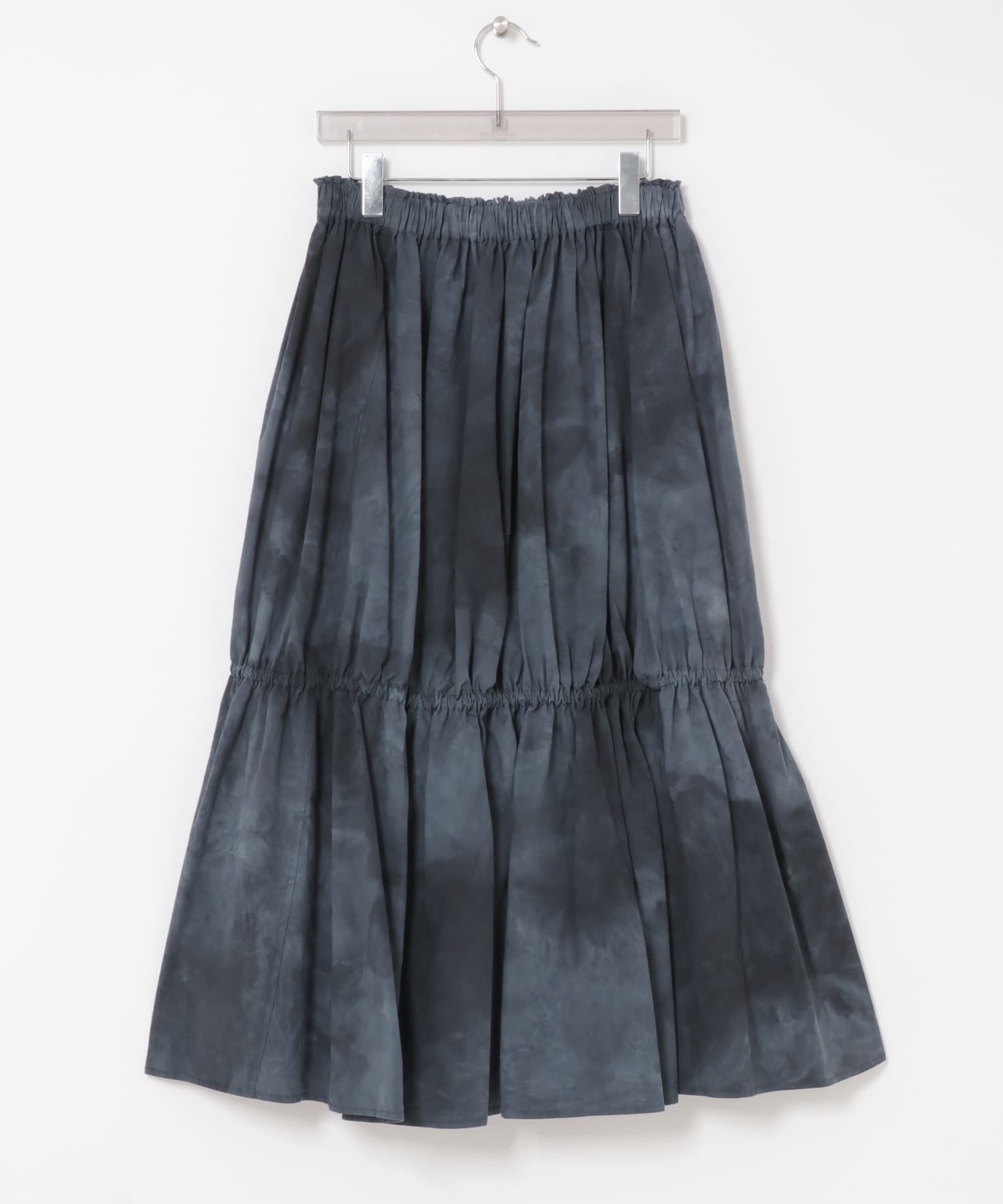Nomat　SHIRRING SKT/HAND-DYED MIDNIGHT 1