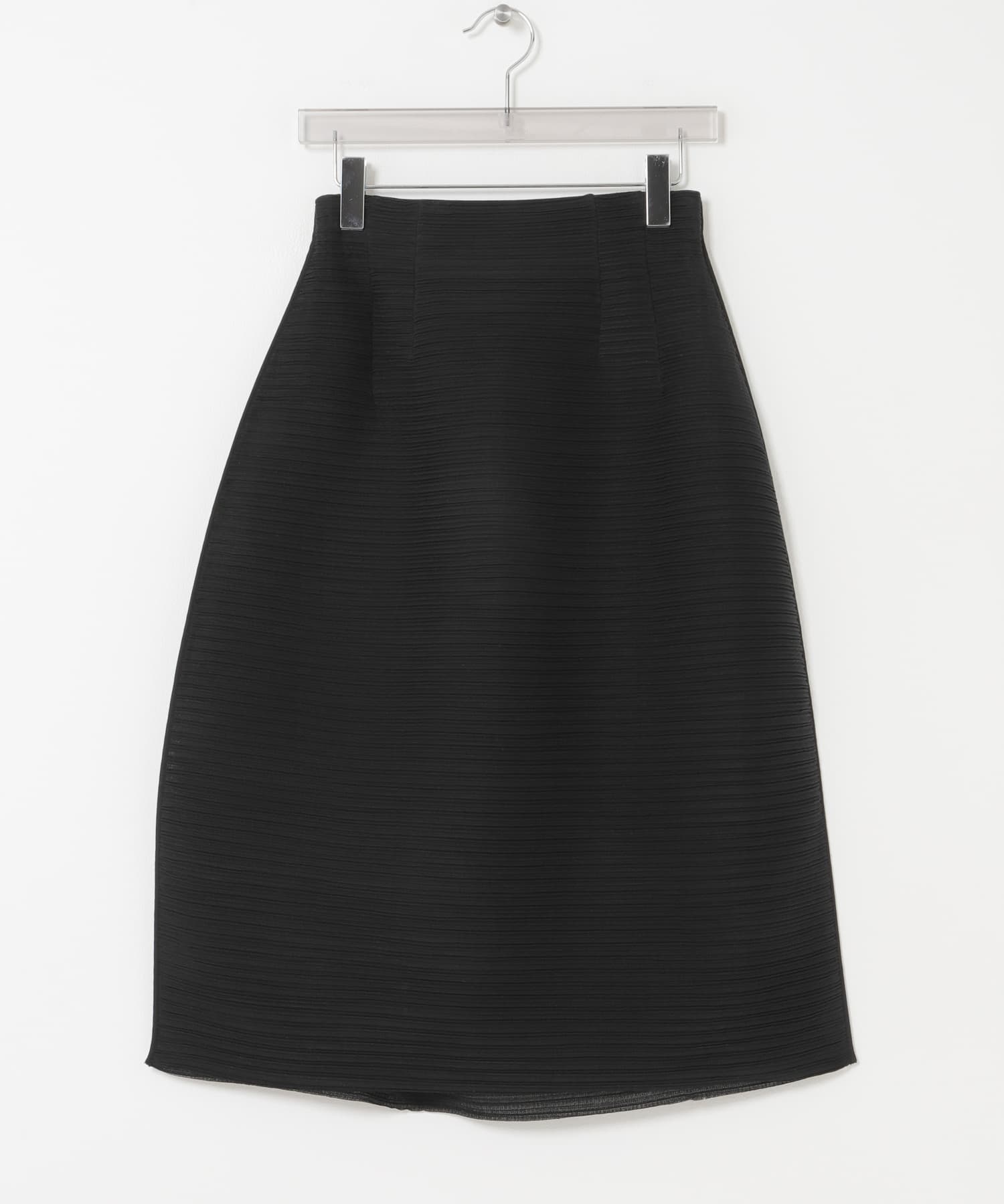 AMOMENTO PLEATS CURVED SKIRT(0 BLACK): スカート｜URBAN RESEARCH
