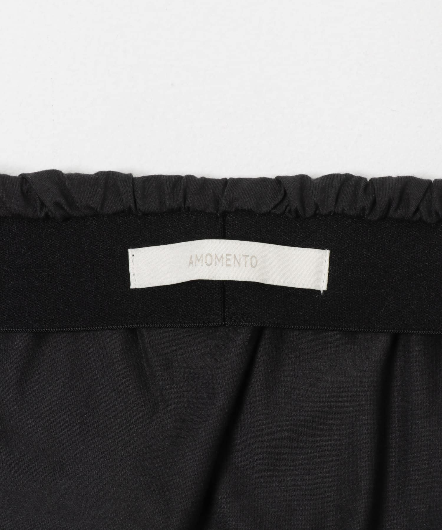 AMOMENTO　JERSEY MAXI LONG SKIRT CHARCOAL 0