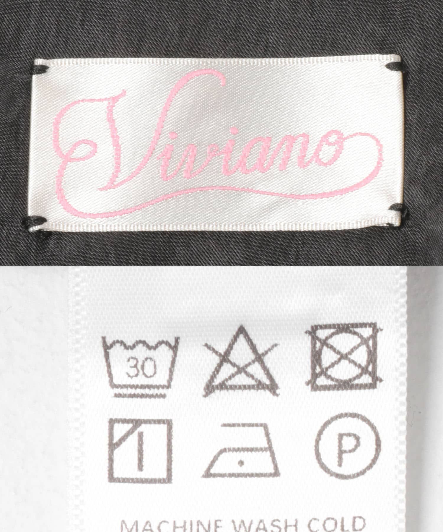 VIVIANO　BOUDOIR SATIN SKIRT BLACK M