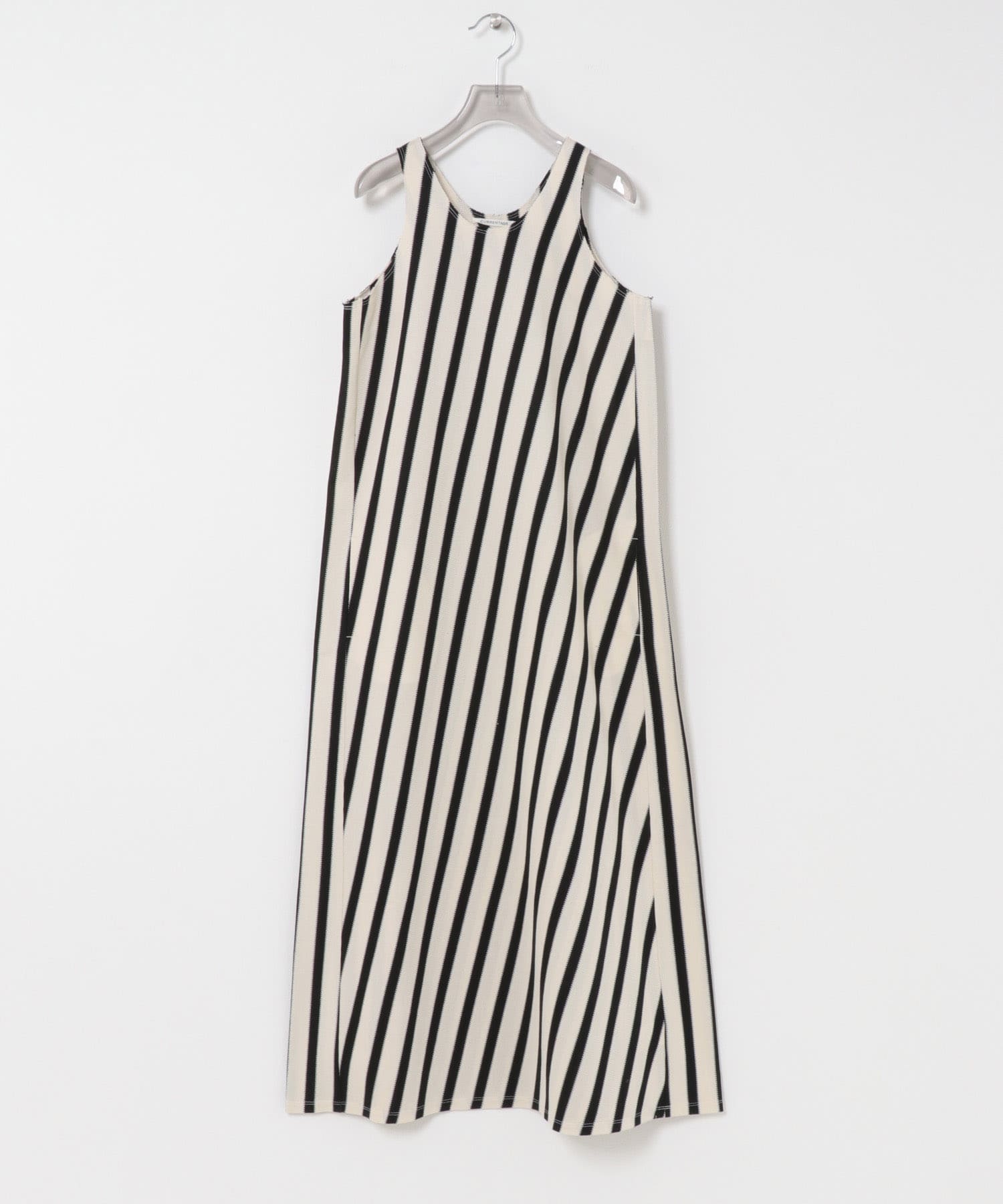 CURRENTAGE　ラッセルジャージワンピース BLACK Free