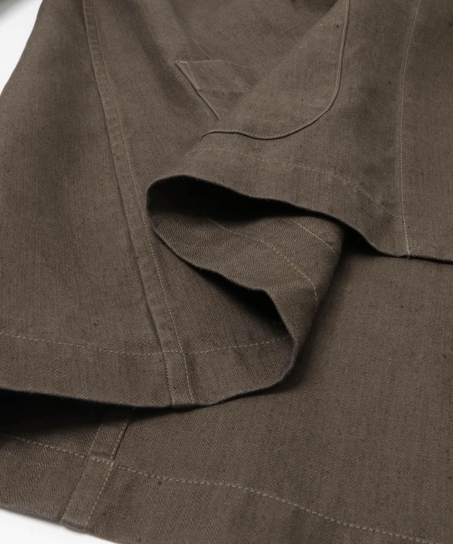 Nomat　PIPING JACKET/HERRINGBONE BROWN 2