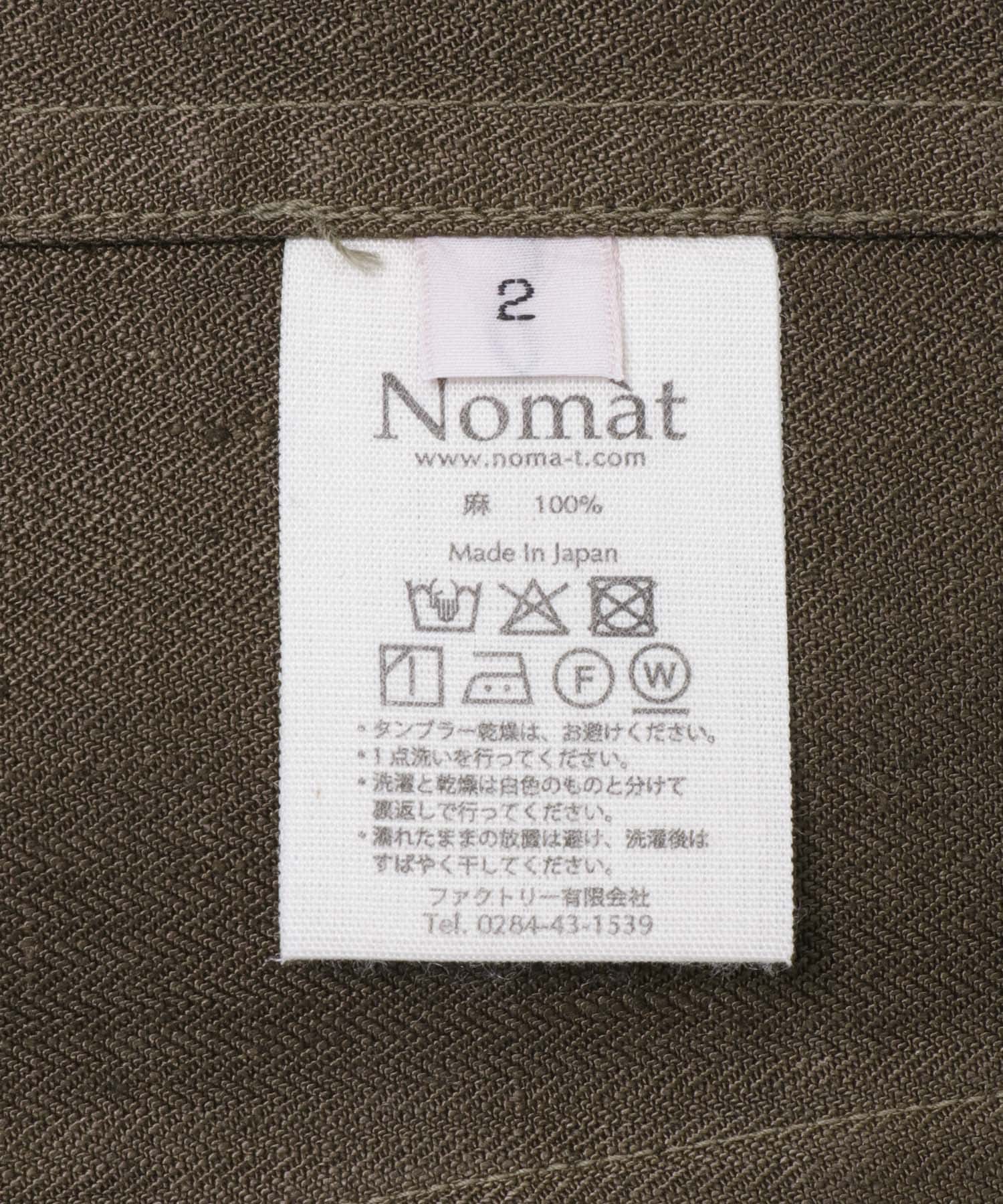 Nomat　PIPING JACKET/HERRINGBONE BROWN 2