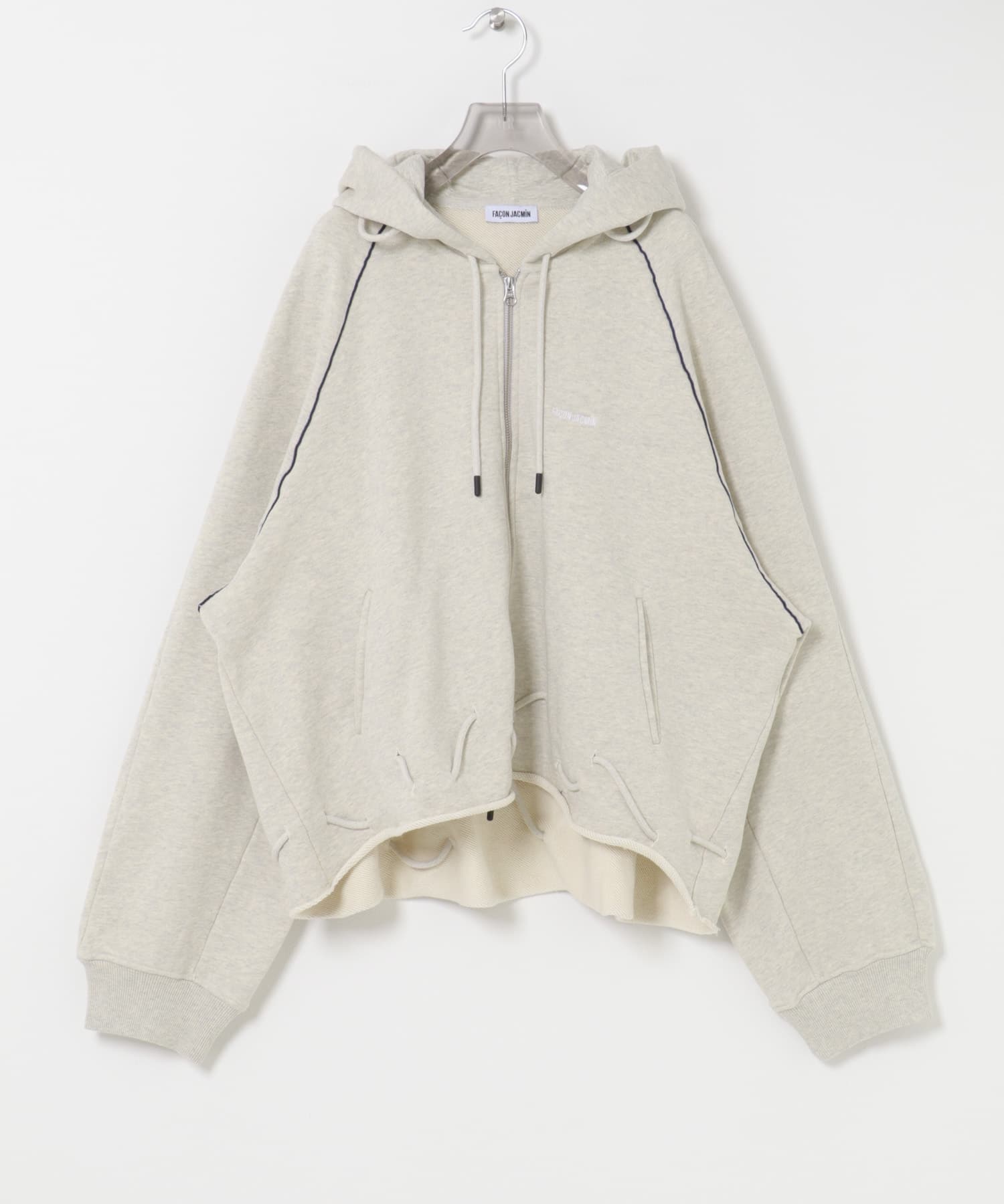 トップス YENN PORTABLE LACE HOODIE YENN PORTABLE LACE HOODIE(Free
