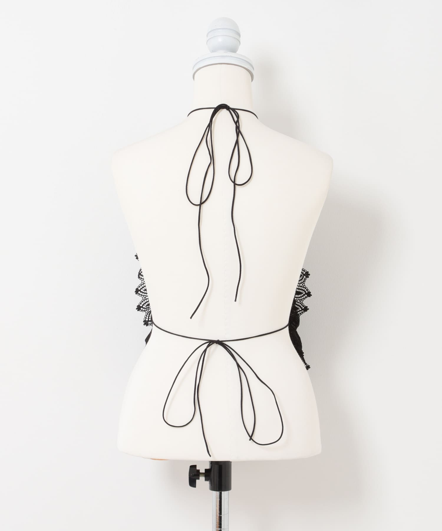 Create Clair　SMOCKING VEIL BUSTIER BLACK Free
