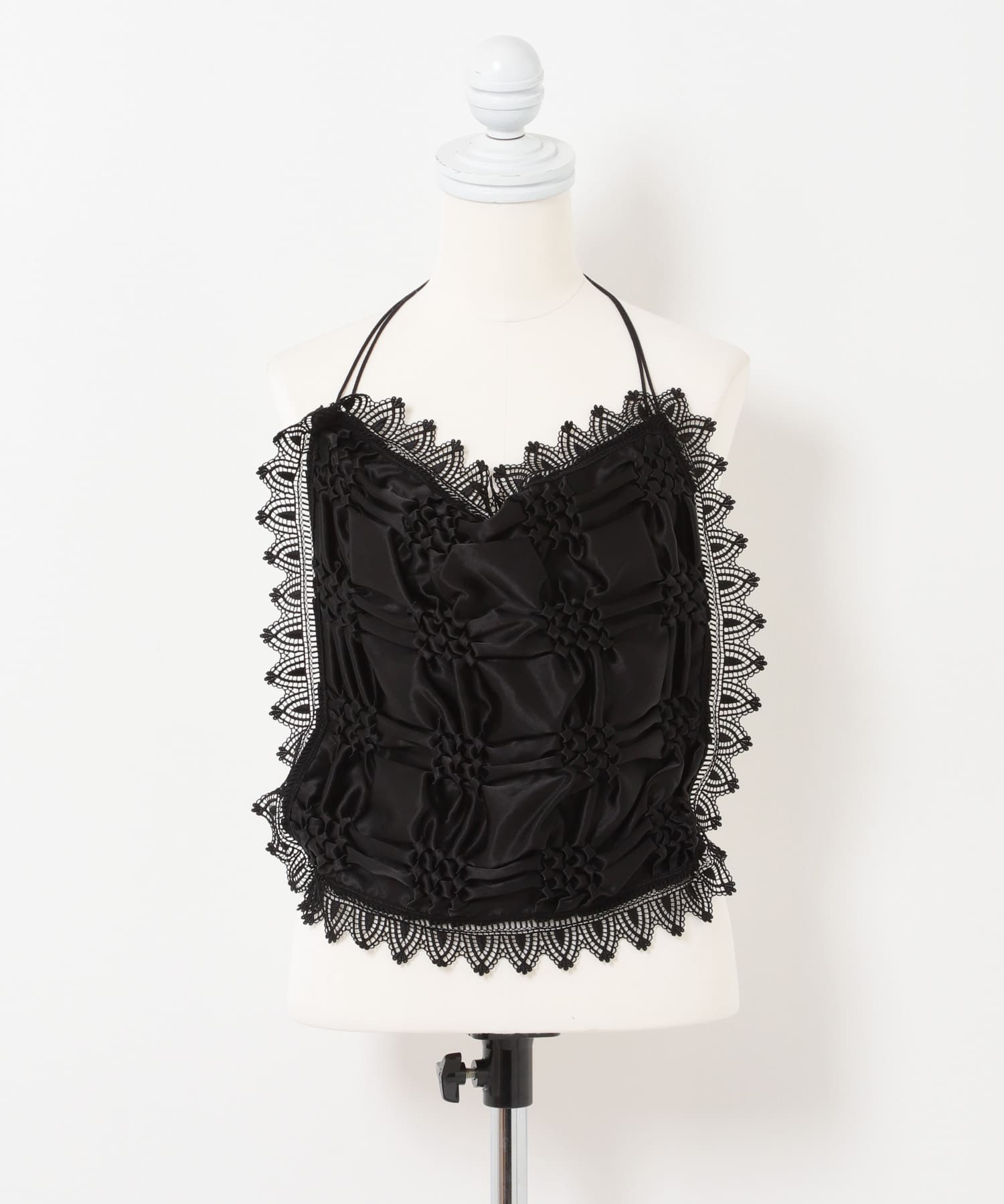 Create Clair　SMOCKING VEIL BUSTIER BLACK Free