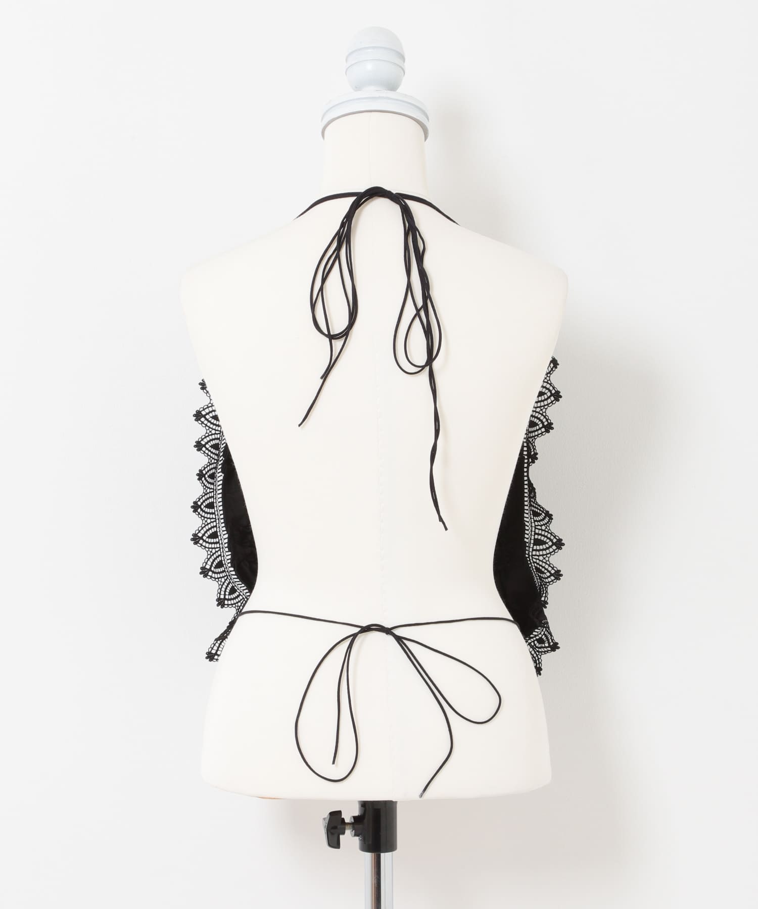 Create Clair　SMOCKING VEIL BUSTIER BLACK Free
