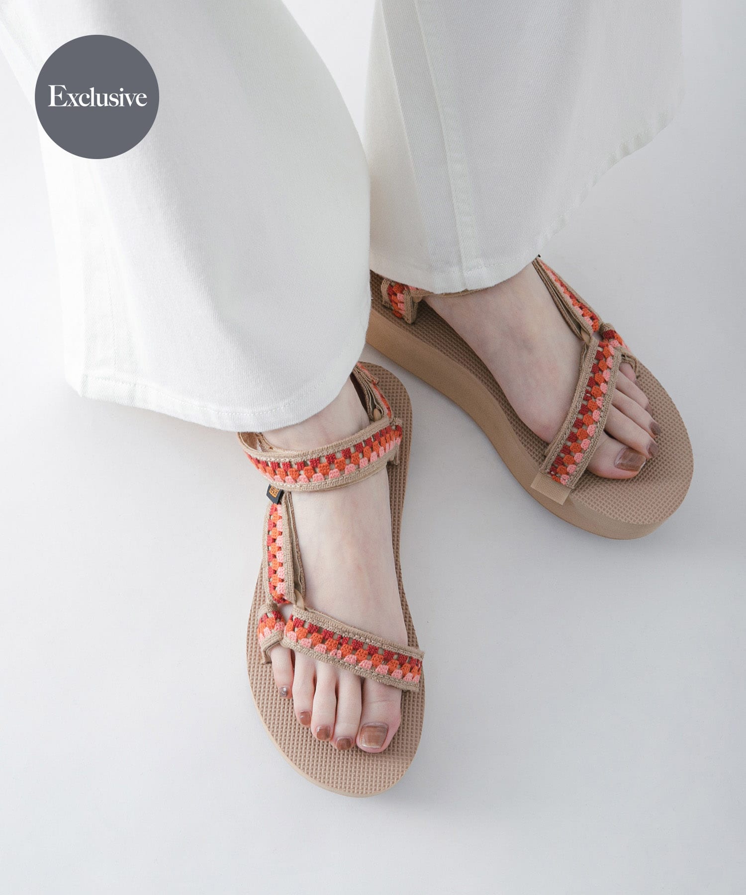 『WEB限定』Teva　EXCLUSIVE フラットフォーム ユニバーサル テッセラ