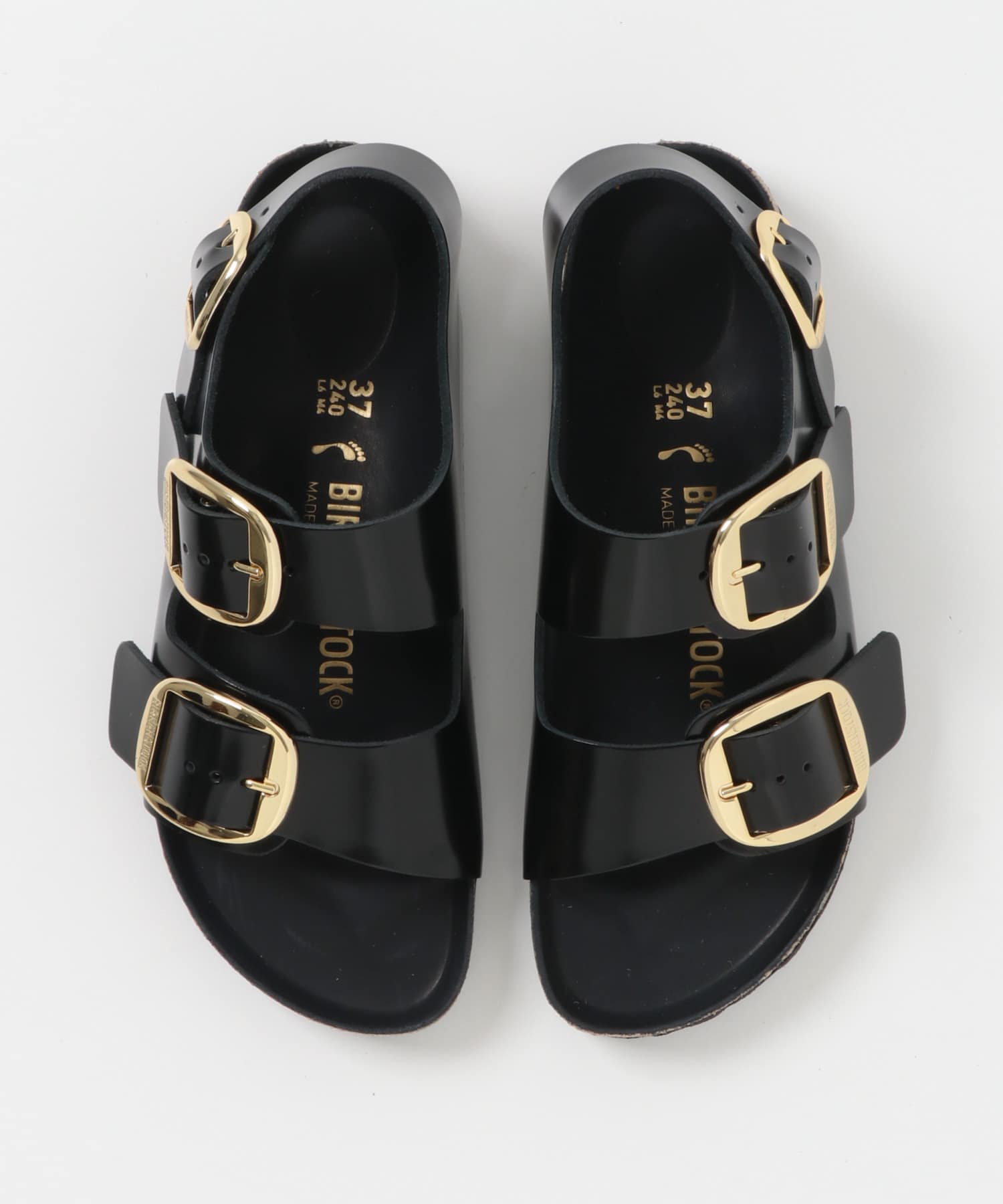 BIRKENSTOCK　MILANO BIG BUCKLE HS BLACK 36