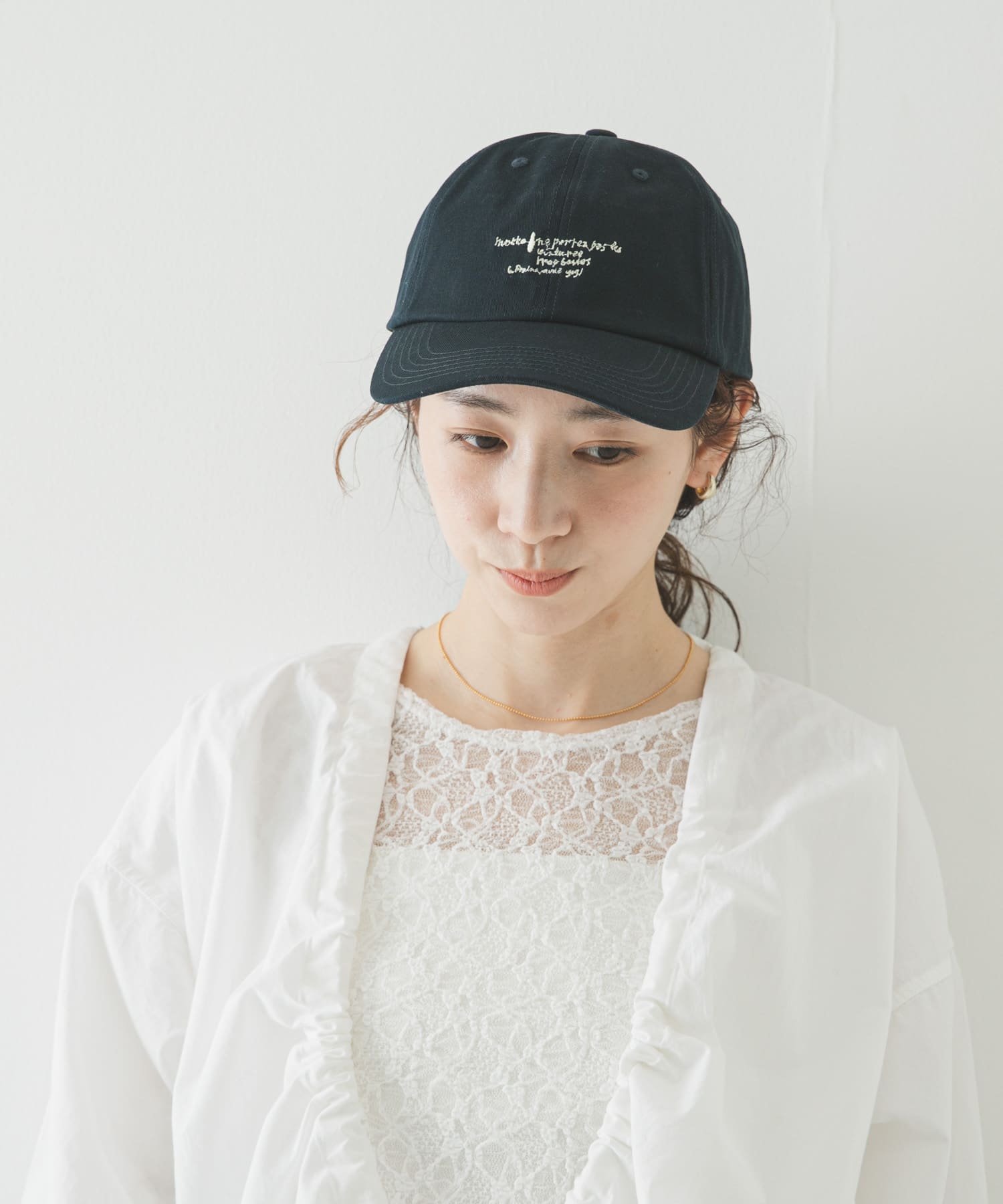 LY　LETTER CAP DKNAVY -
