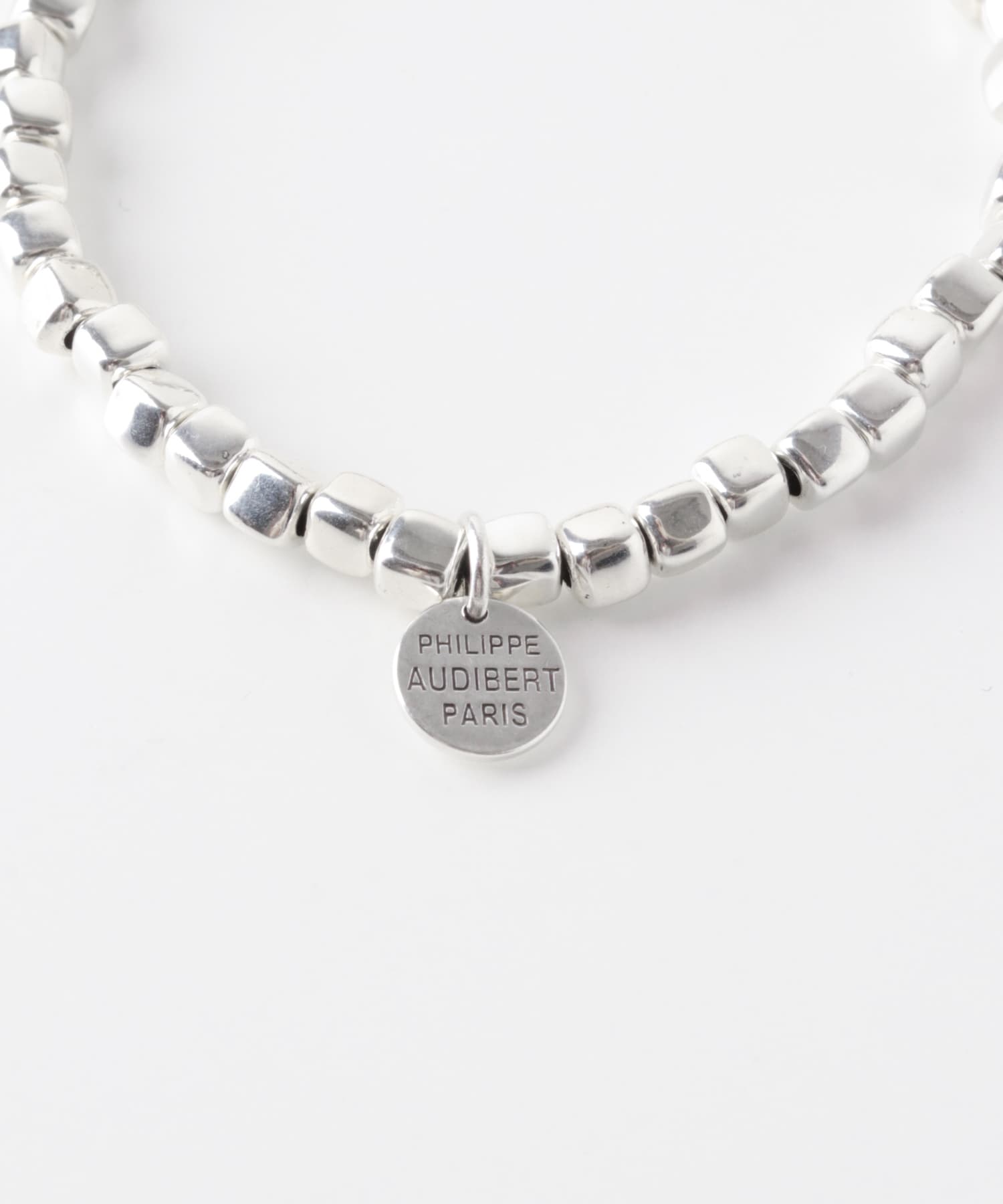 PHILIPPE AUDIBERT　SQUARE BRACELET SILVER -