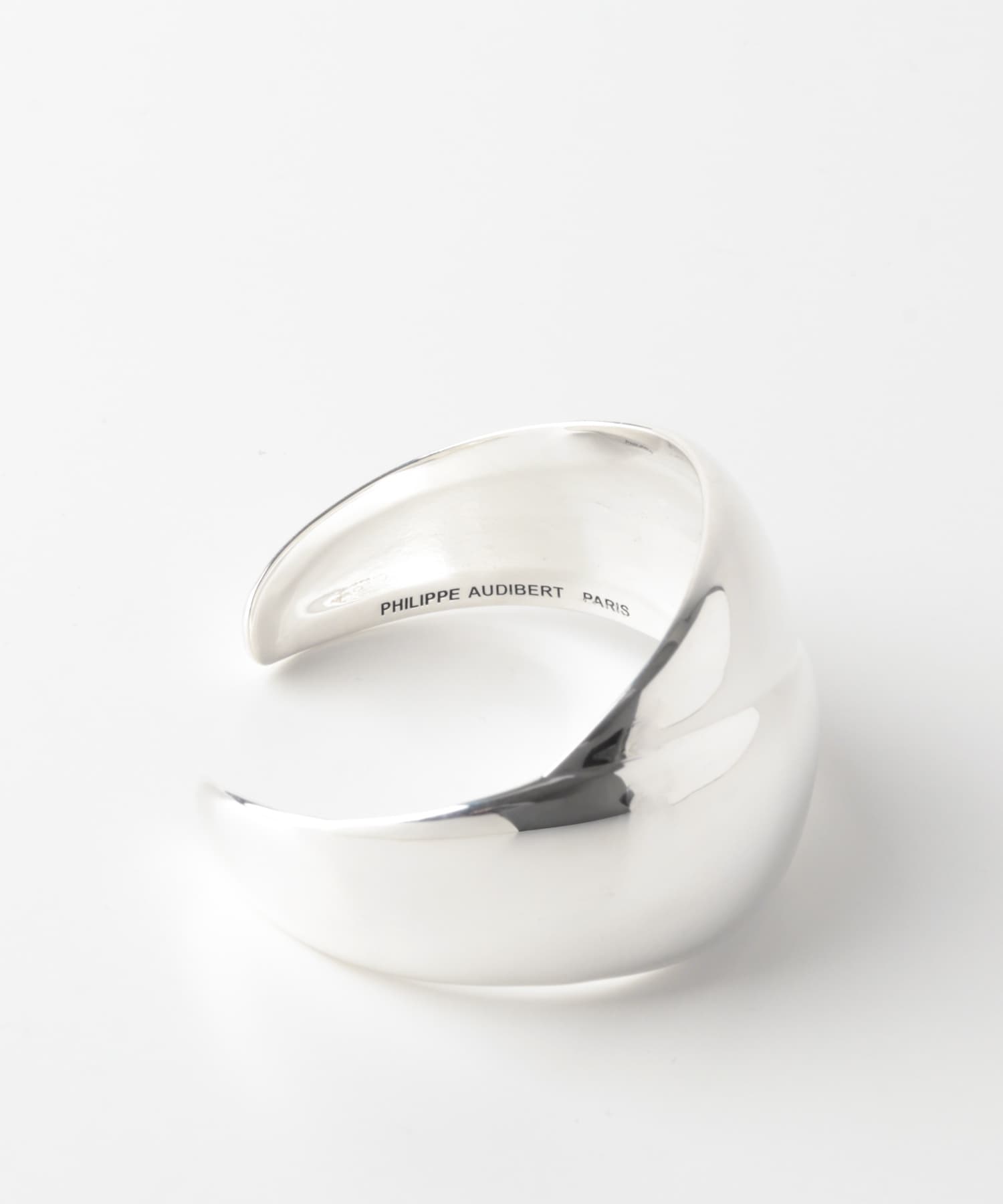 PHILIPPE AUDIBERT　HOLLOW BRACELET SILVER -