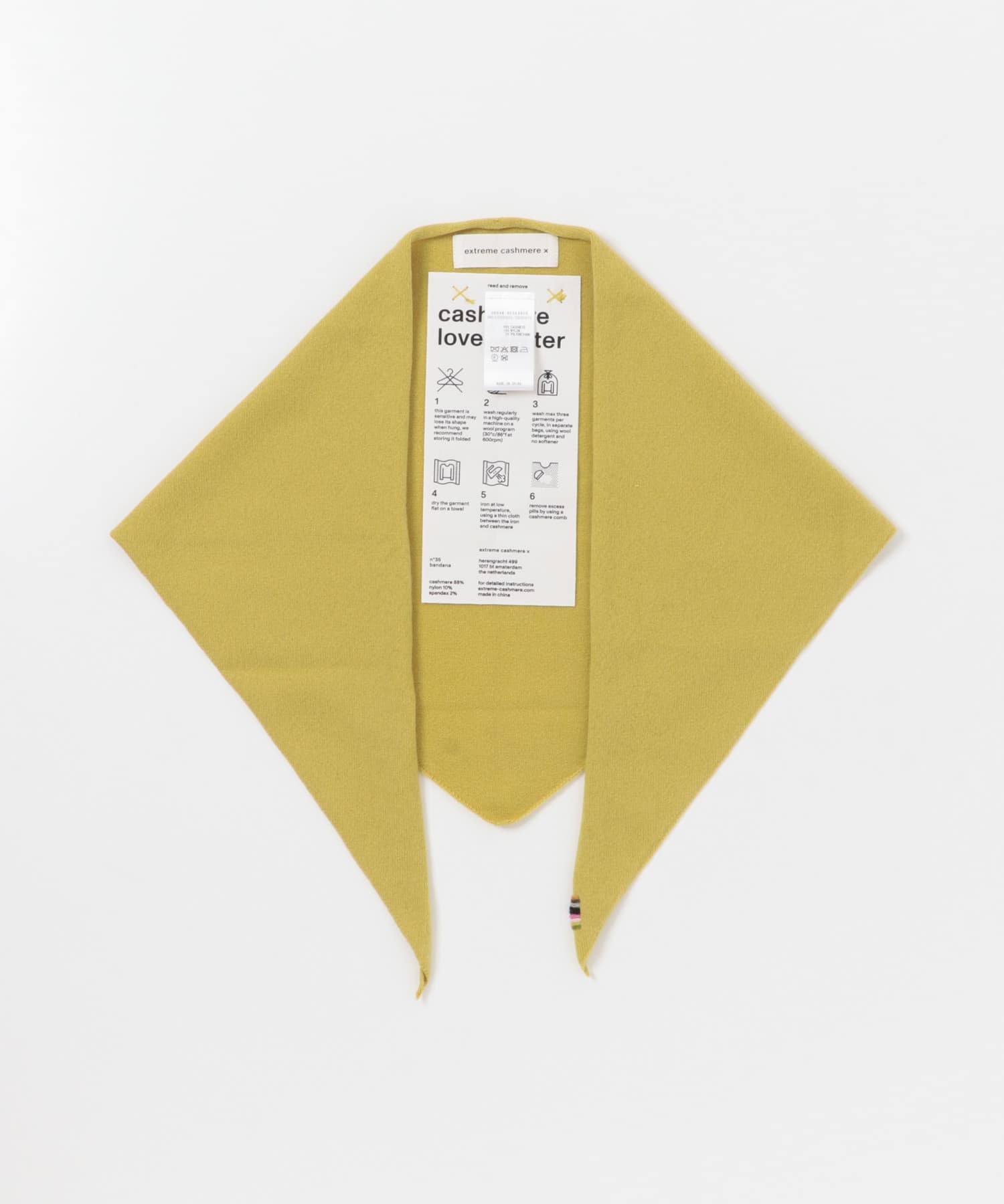 extreme cashmere　BANDANA CORN -