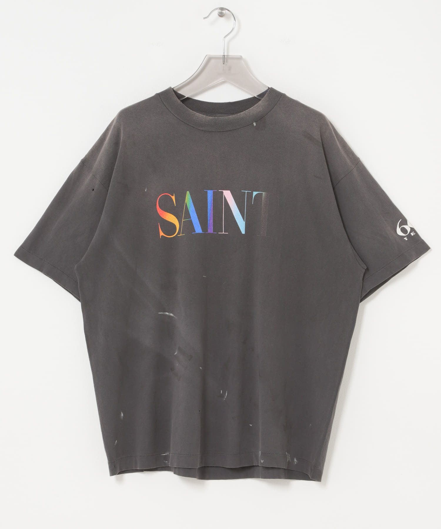 SAINT M×××××× SHORT-SLEEVE T-SHIRTS SAINT(L BLACK): トップス