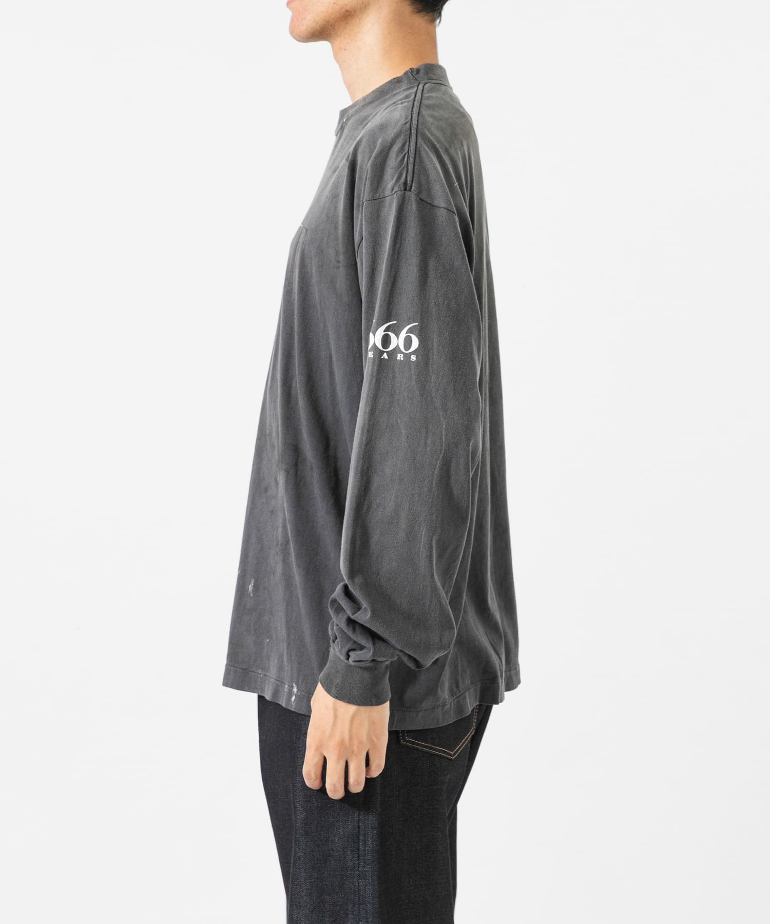 SAINT M×××××× LONG-SLEEVE T-SHIRTS SAINT(L BLACK): トップス｜URBAN