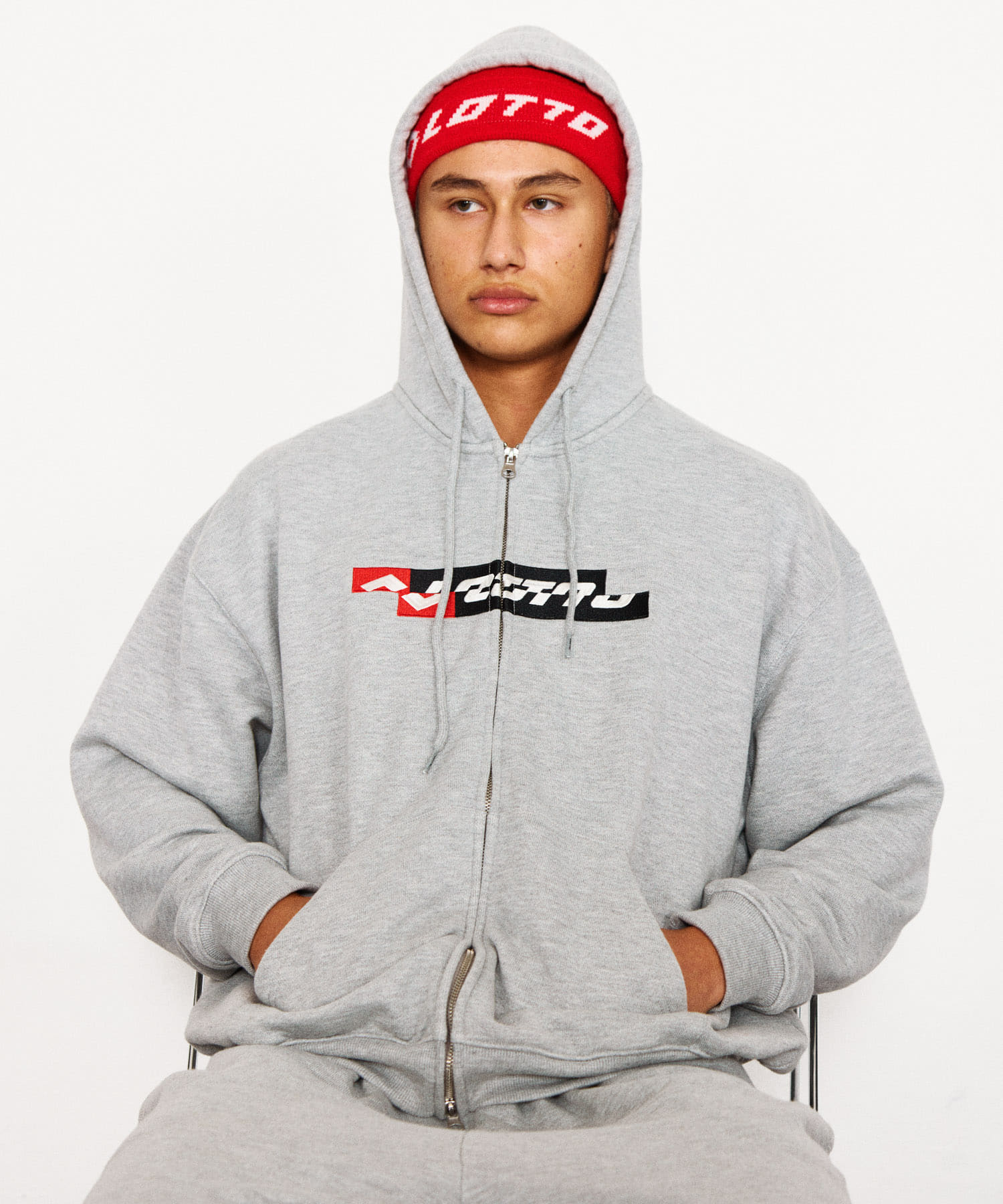 LOTTO　LOGO ZIP HOODIE