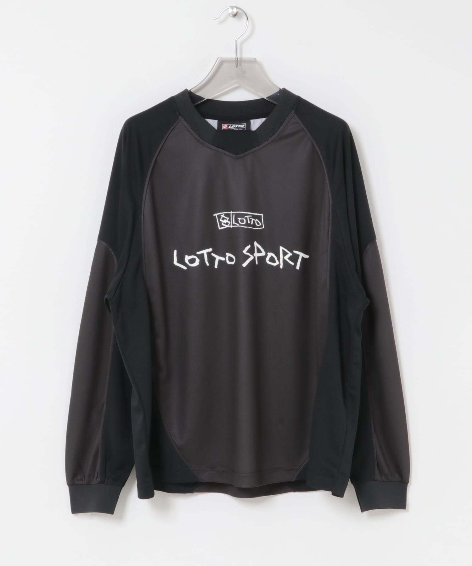 LOTTO　itteki LOGO LONG-SLEEVE GAME SHIRTS BLACK M