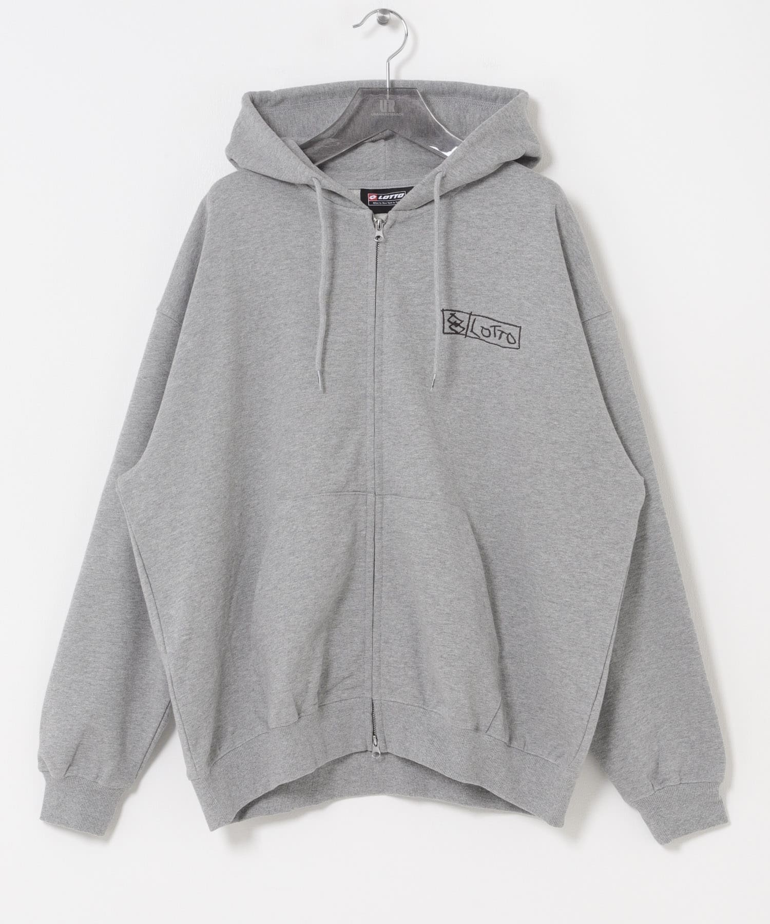 LOTTO itteki LOGO ZIP HOODIE(M BLACK): トップス｜URBAN RESEARCH