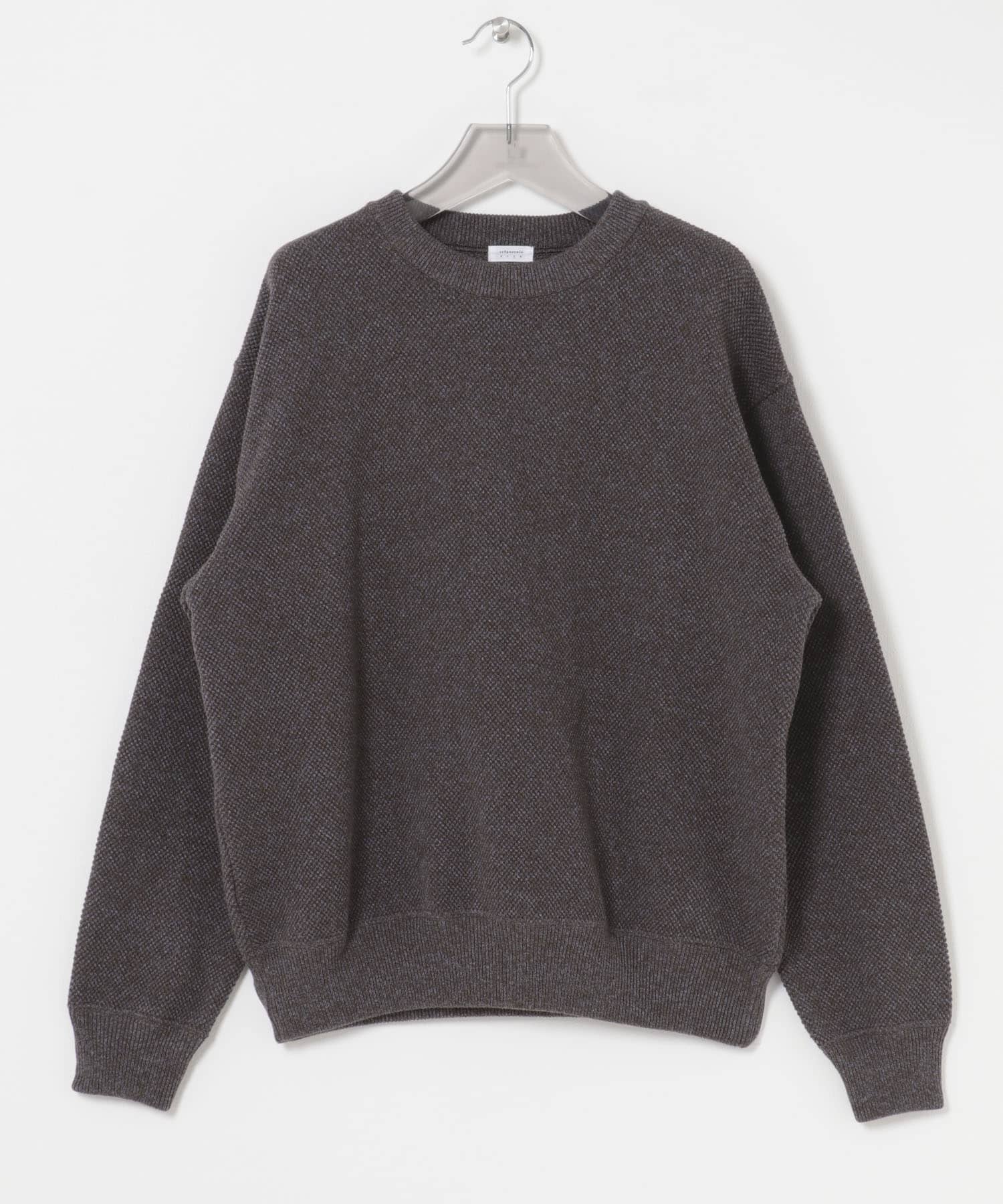 『別注』crepuscule×URBAN RESEARCH　クルーネック BROWN 1