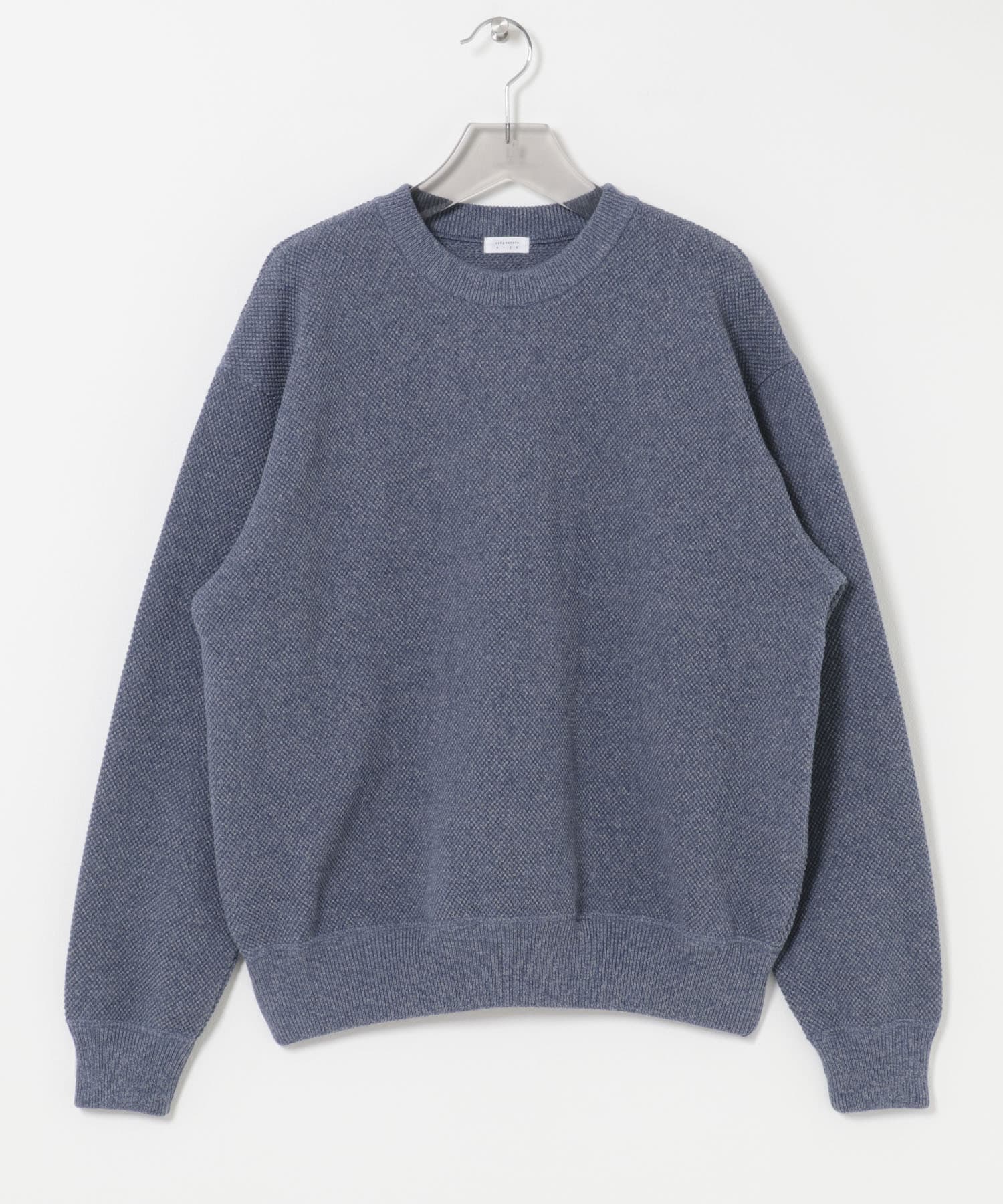 『別注』crepuscule×URBAN RESEARCH　クルーネック BLUE 1
