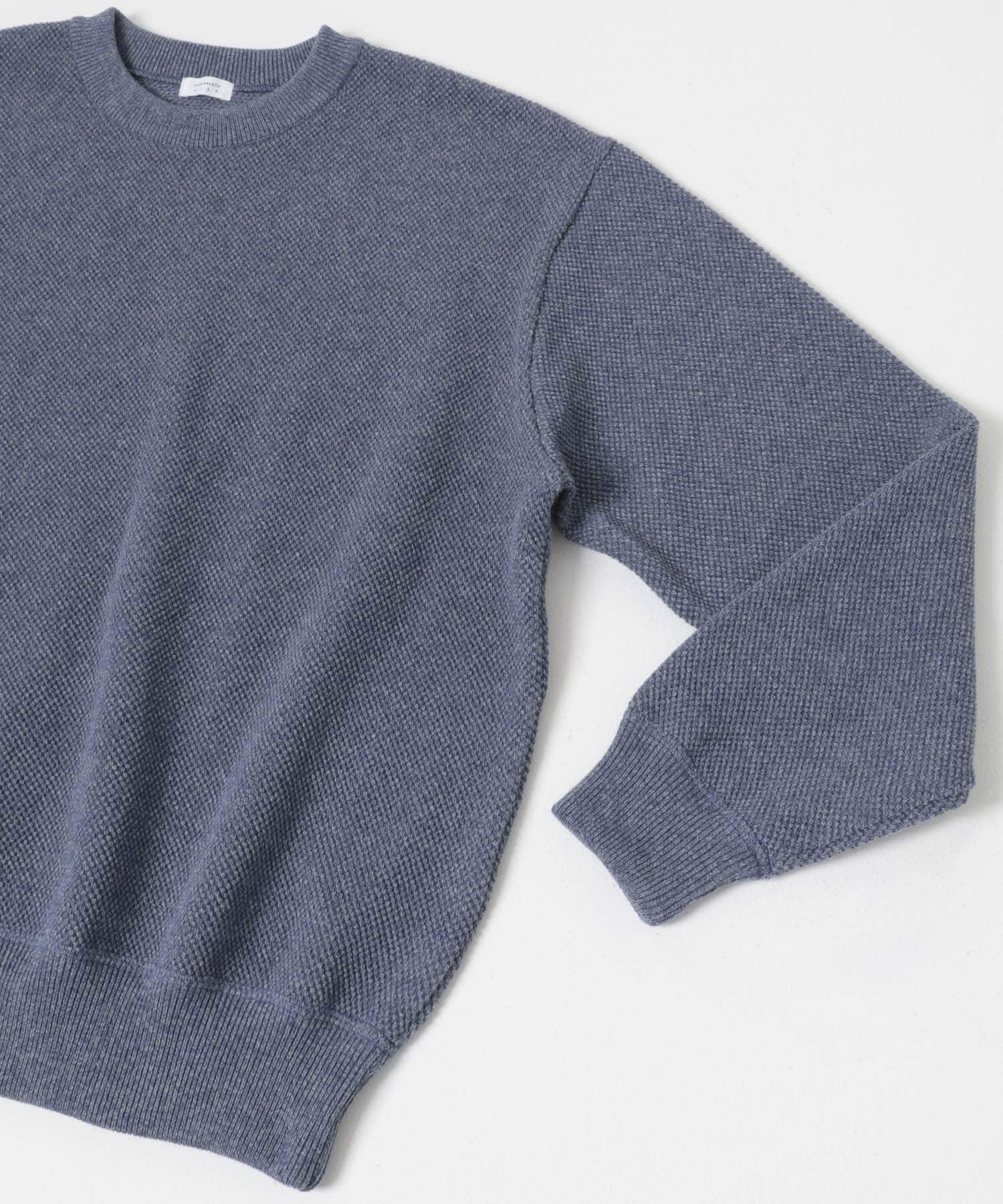 『別注』crepuscule×URBAN RESEARCH　クルーネック BLUE 1