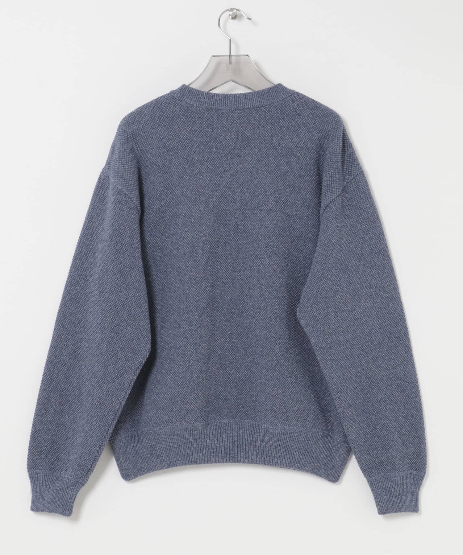 『別注』crepuscule×URBAN RESEARCH　クルーネック BLUE 1