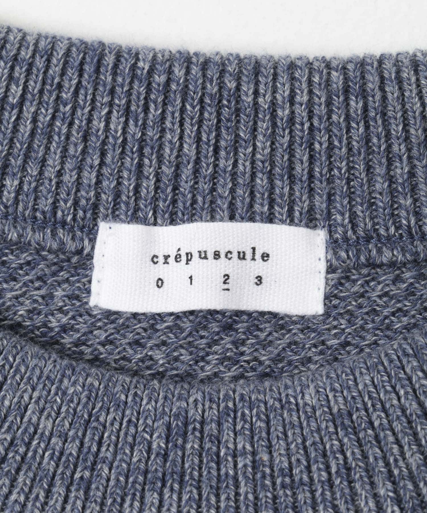 『別注』crepuscule×URBAN RESEARCH　クルーネック BLUE 1