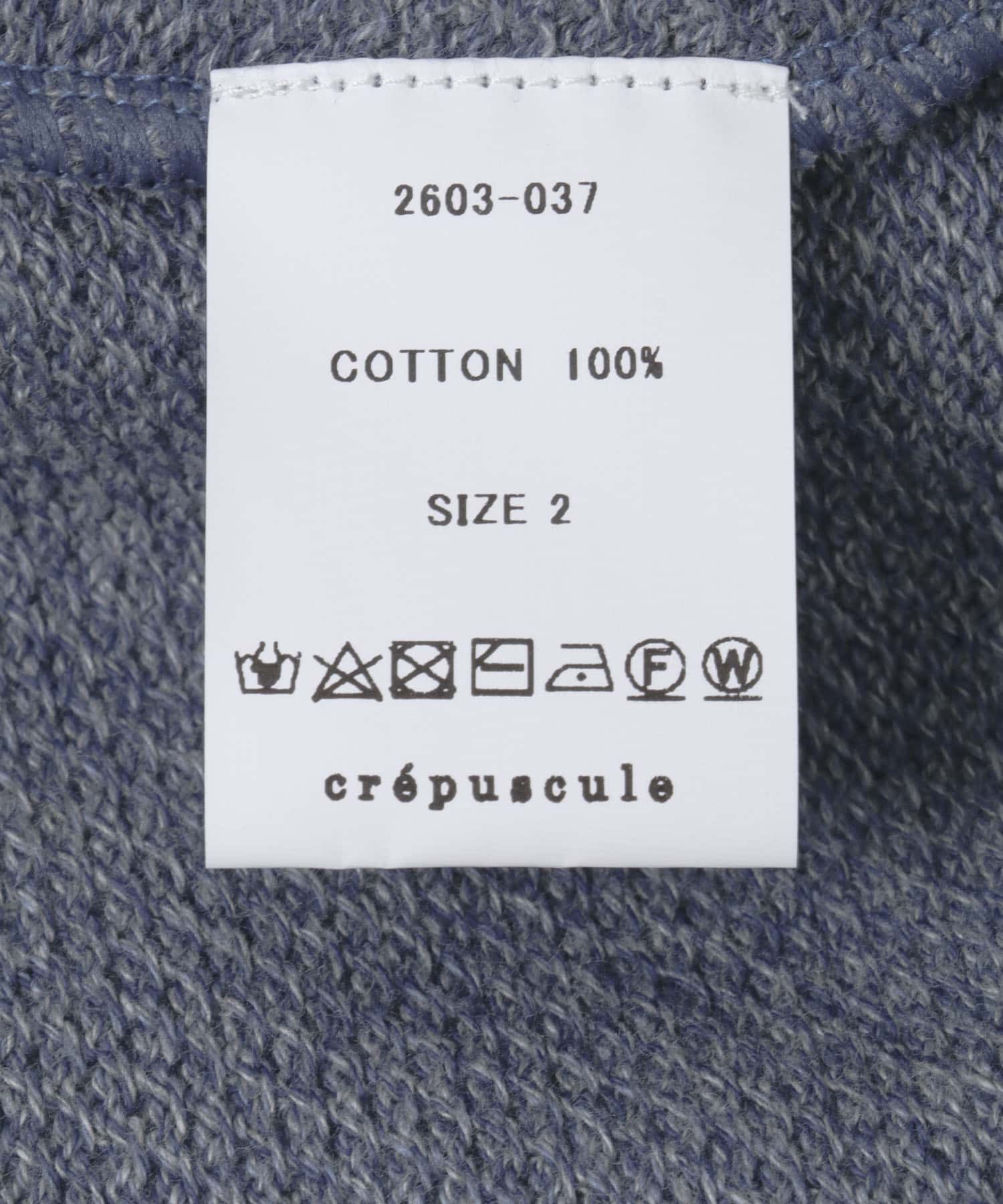 『別注』crepuscule×URBAN RESEARCH　クルーネック BLUE 1