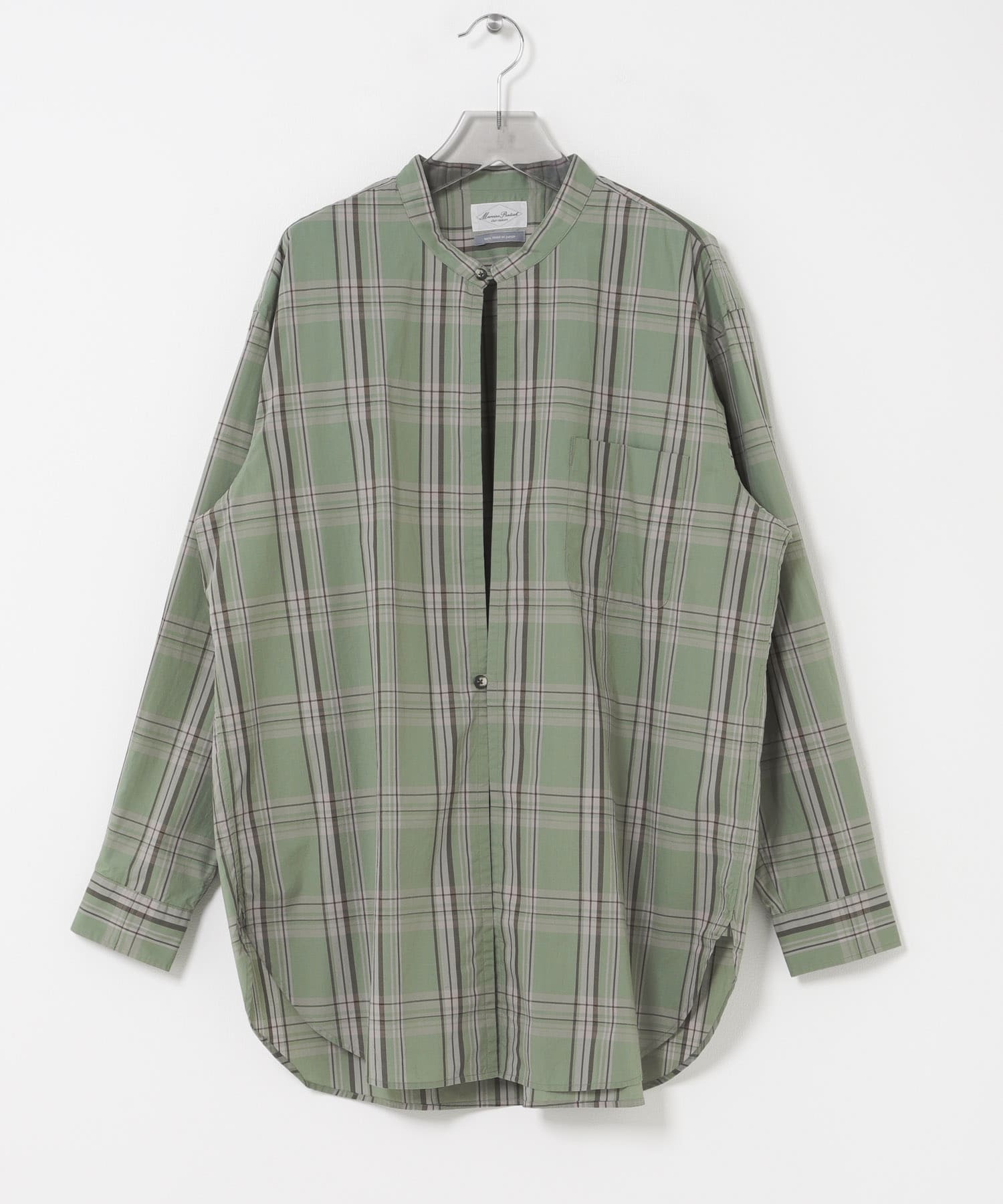 Marvine Pontiak Shirt Makers　STAND COLLAR 2 BUTTON SHIRTS