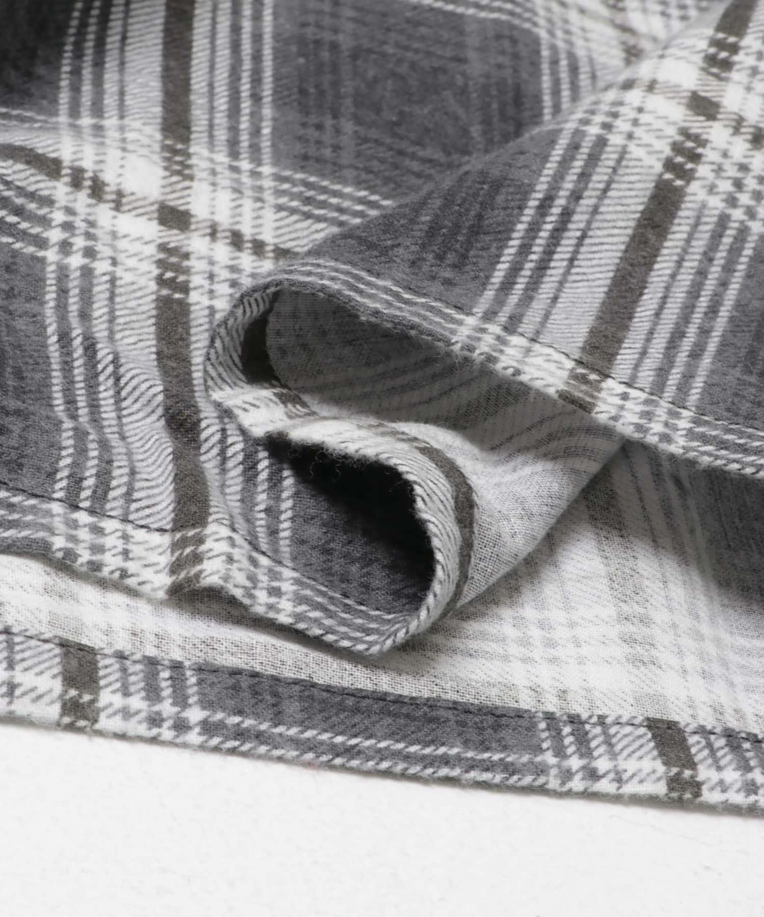 Needles　ONE-UP SHIRTS-PRINTED F/P F GREY/OLV S