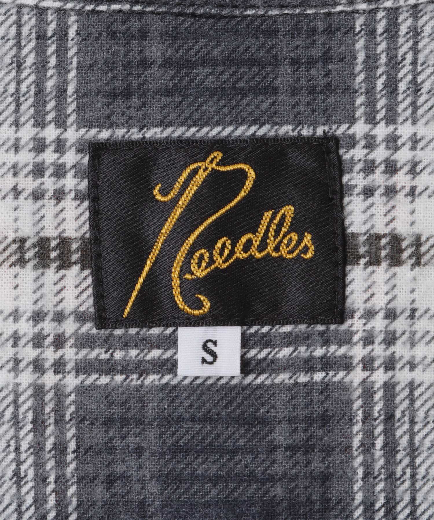 Needles　ONE-UP SHIRTS-PRINTED F/P F GREY/OLV S