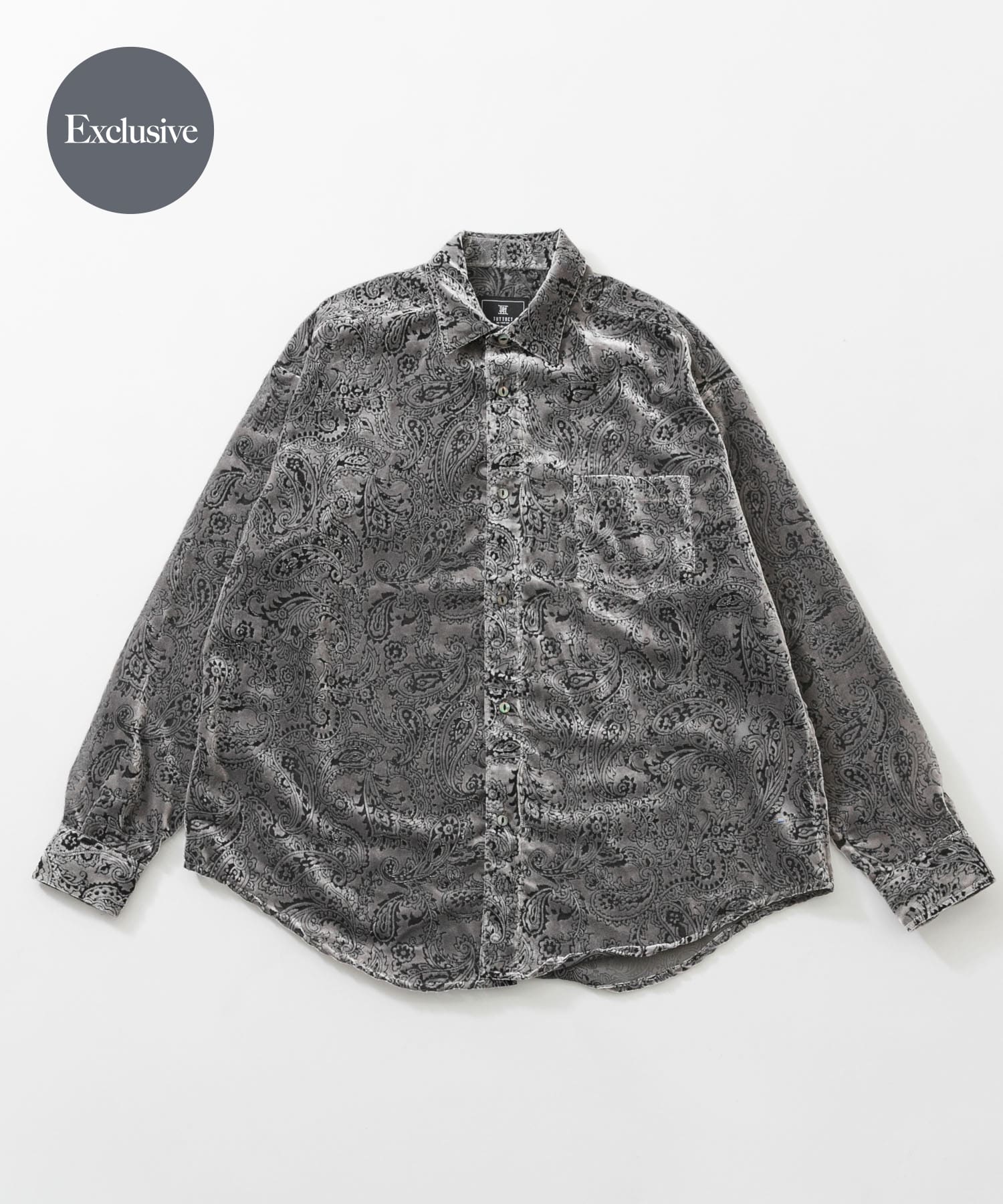 『別注』TUITACI×URBAN RESEARCH　PAISLEY VELVET LONG-SLEEVE SHIRTS