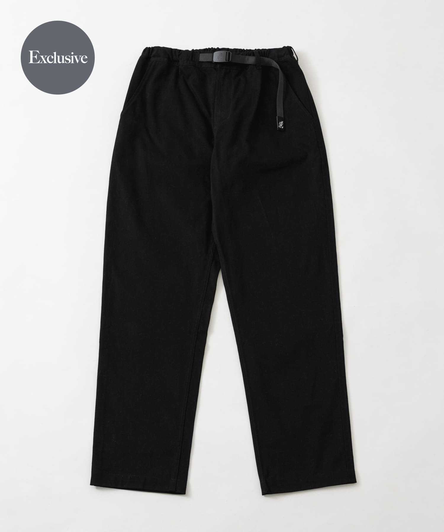 『別注』Gramicci for URBAN RESEARCH　BRUSHED COTTON TWILL PANTS BLACK S