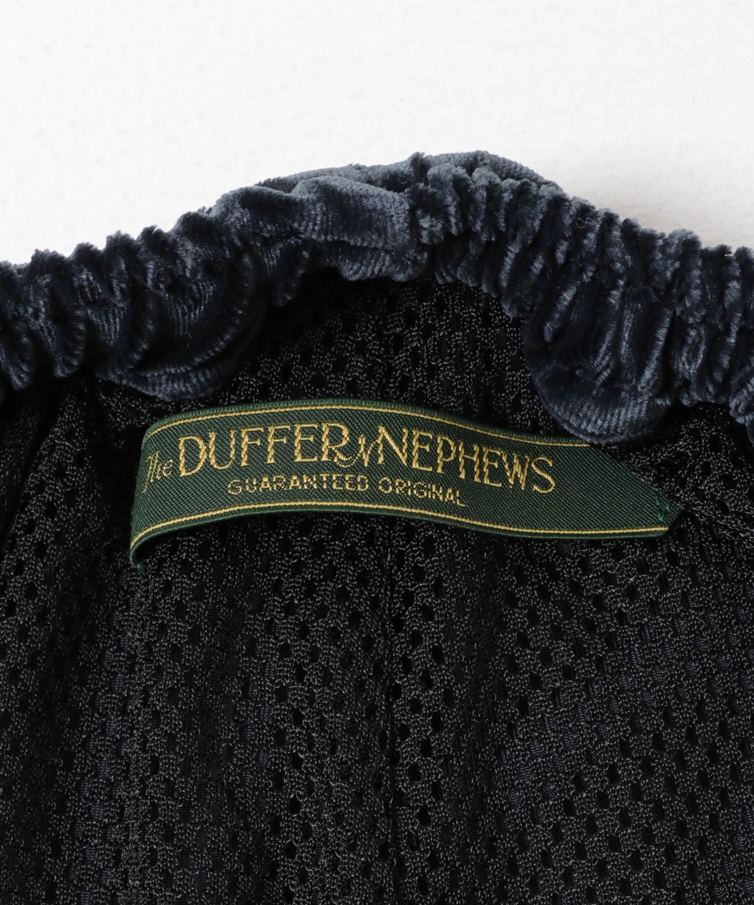 The DUFFER N NEPHEWS　VELOUR TRACK PANTS NAVY S