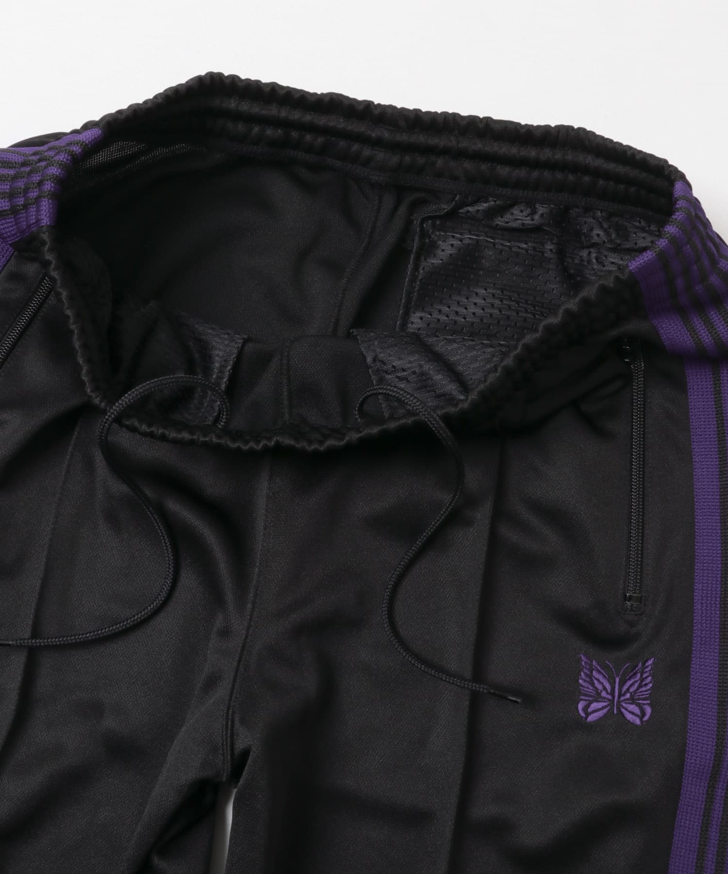 Needles　TRACK PANT-POLY SMOOTH B-PURPLE S