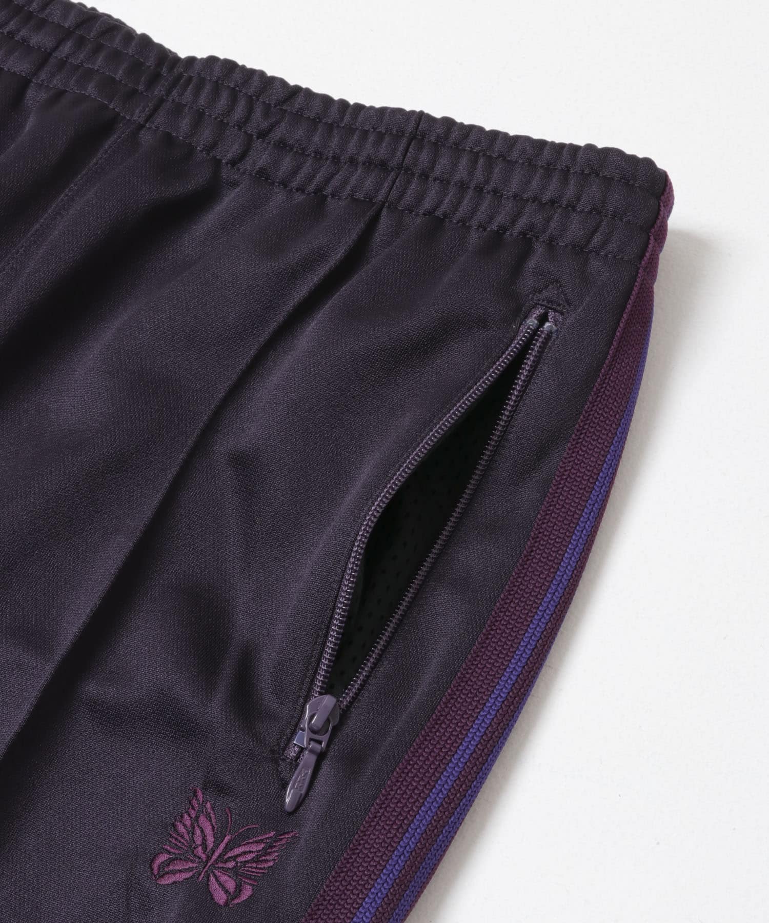 Needles　TRACK PANT-POLY SMOOTH C-BLACK S