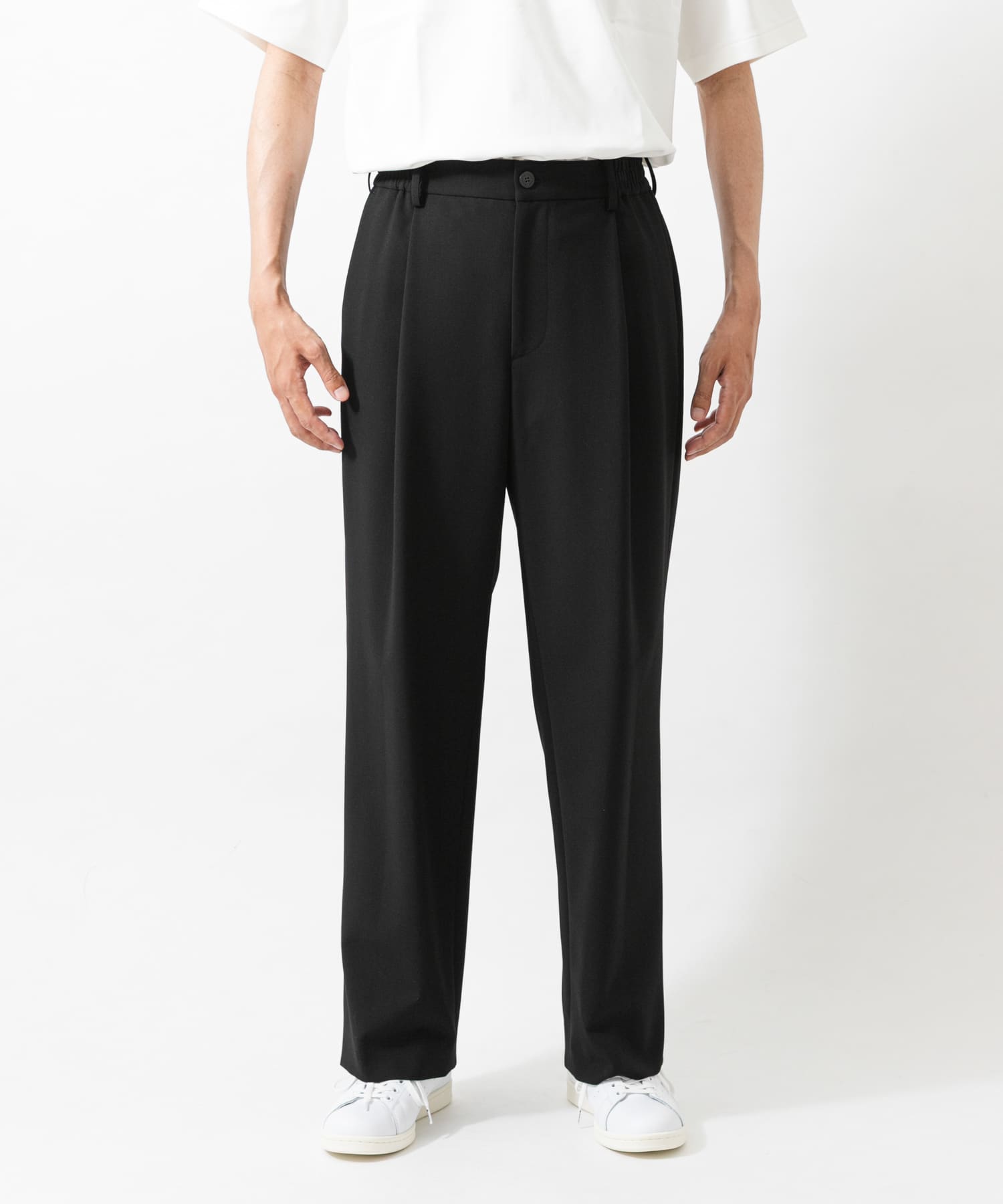 ANOTHER OFFICE HABANA BANDED SLACKS(1 BLACK): ボトム｜URBAN