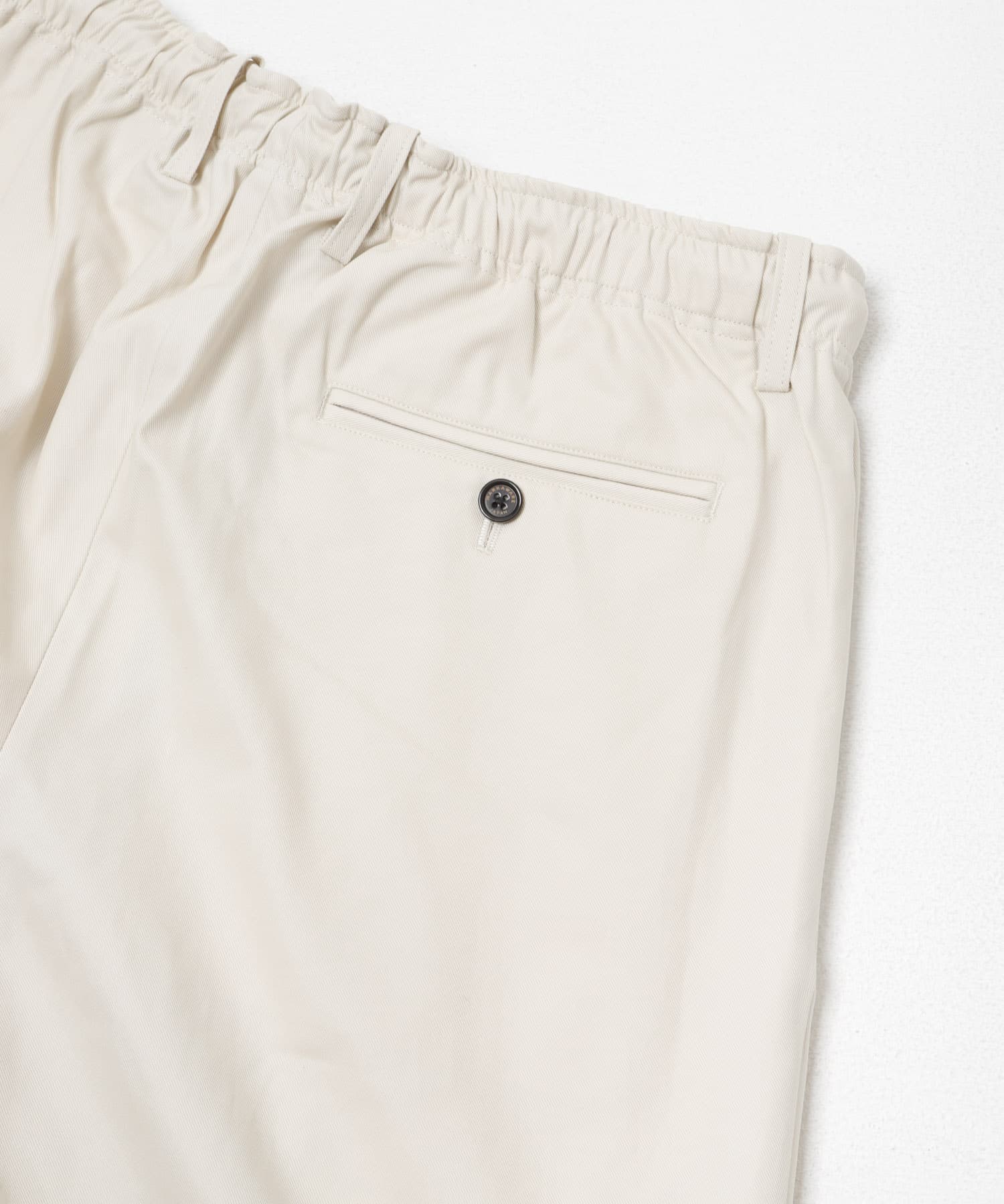 MARKAWARE　DOUBLE PLEATED EASY TROUSER IVORY 1
