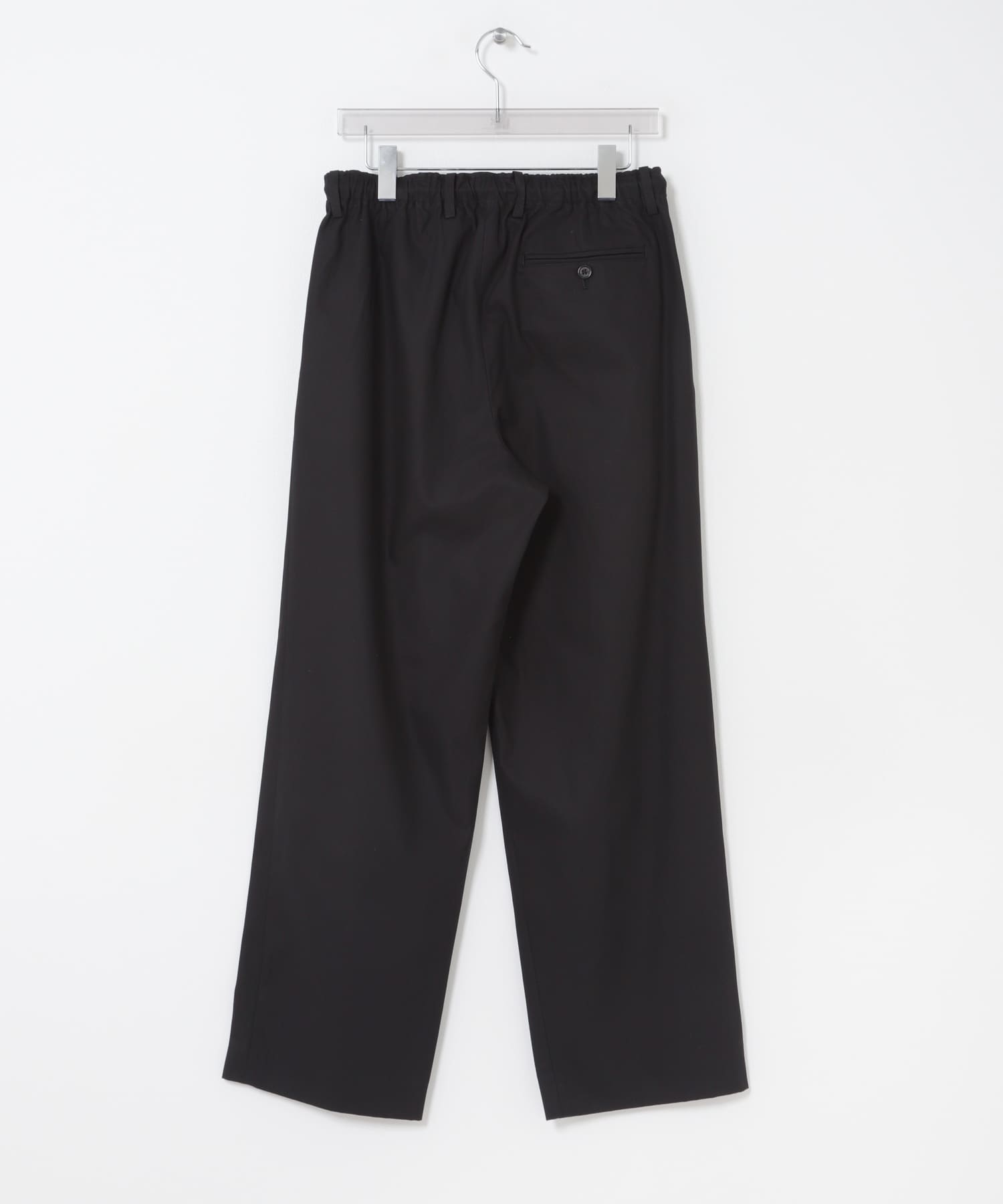 MARKAWARE　DOUBLE PLEATED EASY TROUSER BLACK 1