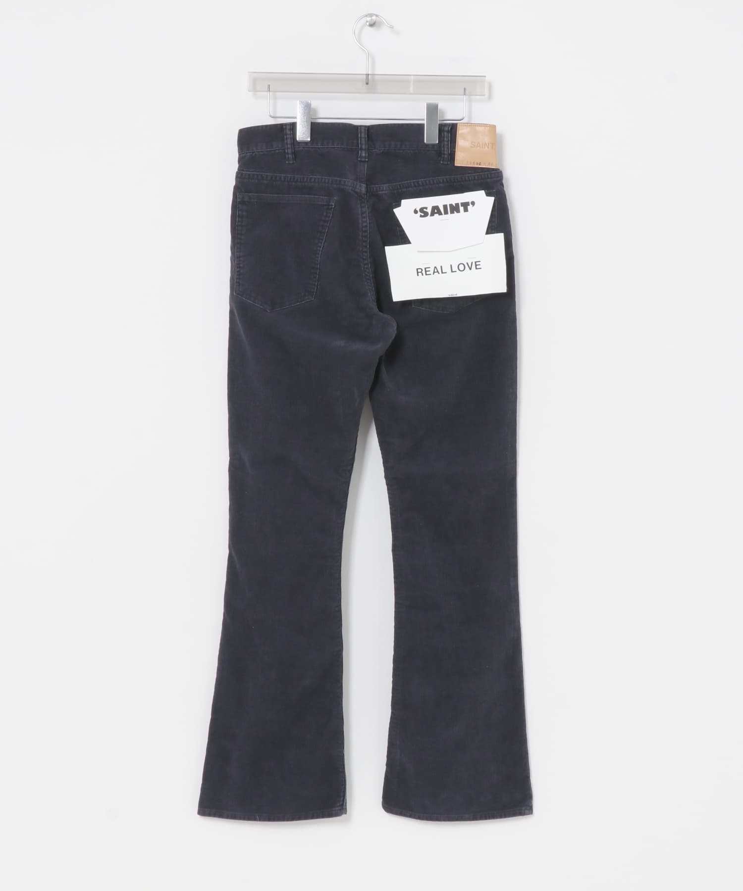 SAINT M××××××　CORDUROY FLARE PANTS BLACK 30