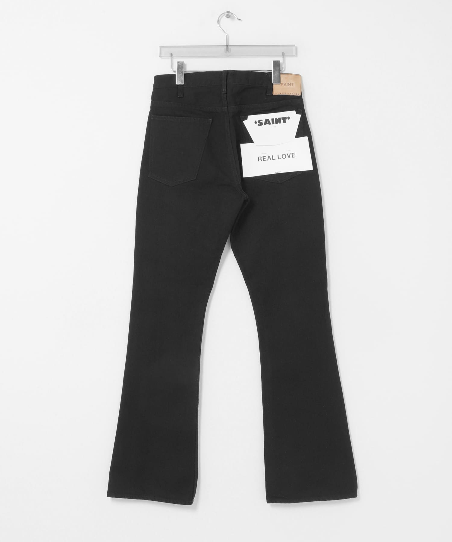 SAINT M×××××× BLACK FLARE DENIM PANTS(30 BLACK): ボトム｜URBAN