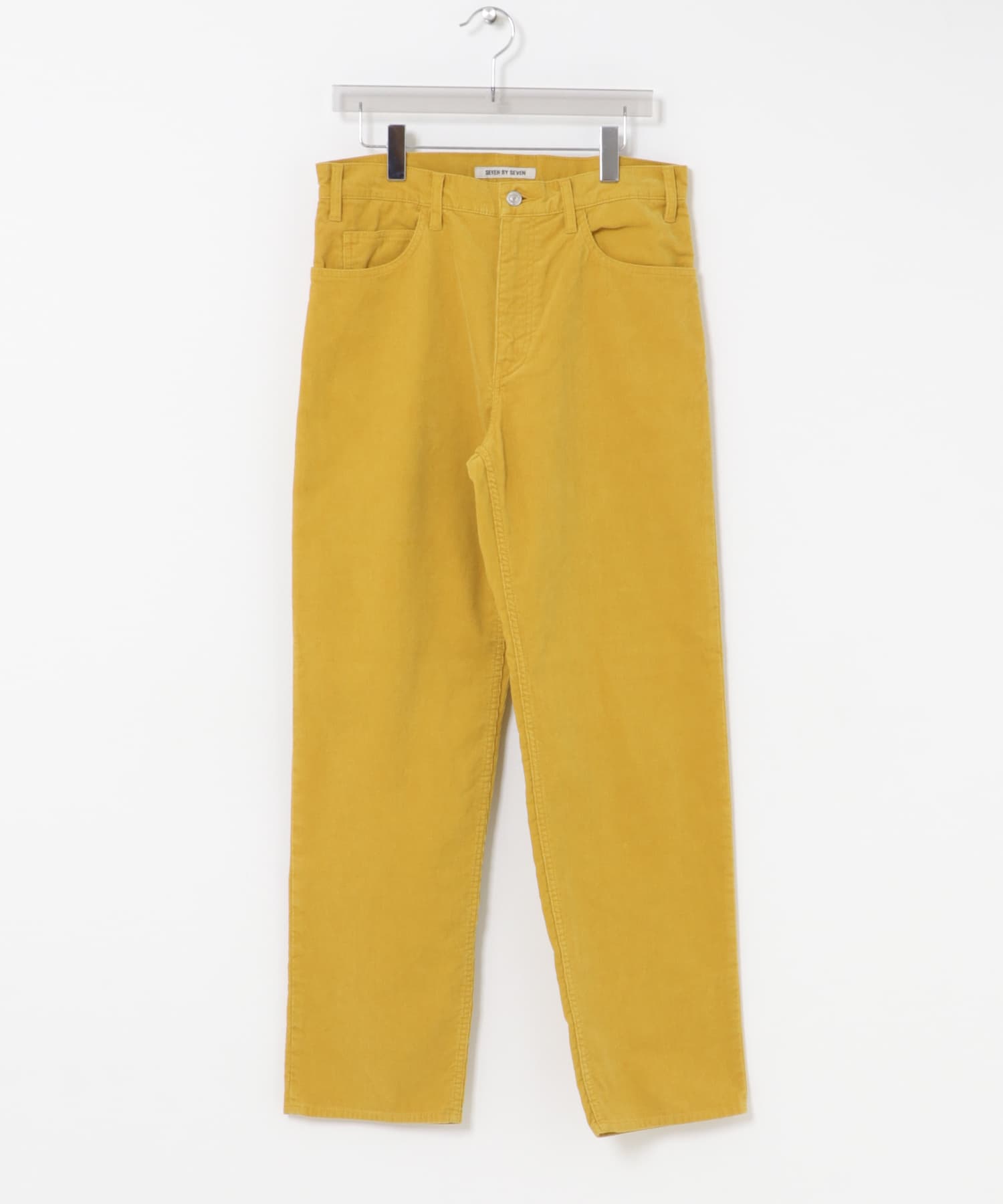 SEVEN BY SEVEN　5 POCKET TROUSERS - Corduroy - 060 Yellow M