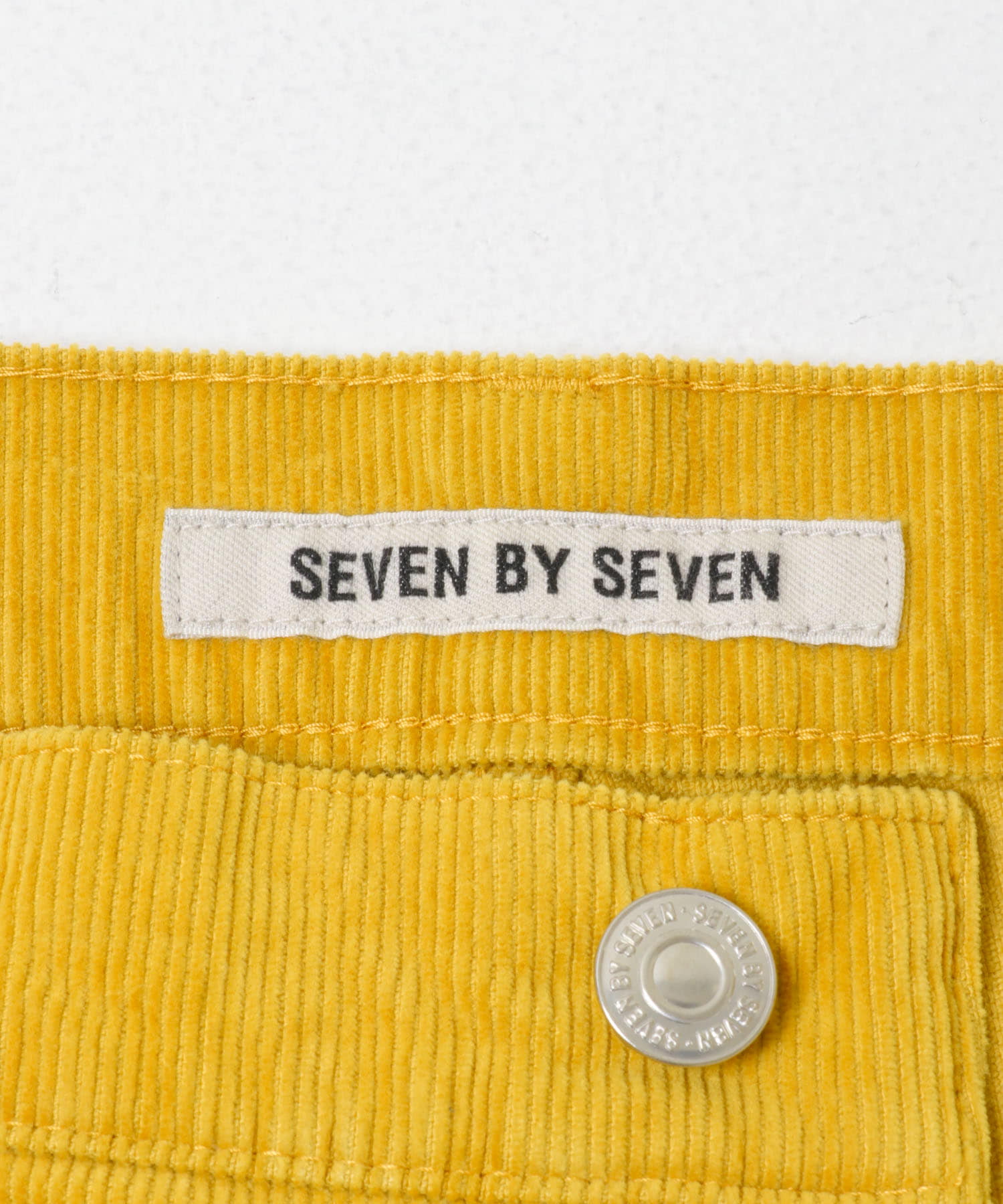 SEVEN BY SEVEN　5 POCKET TROUSERS - Corduroy - 060 Yellow M