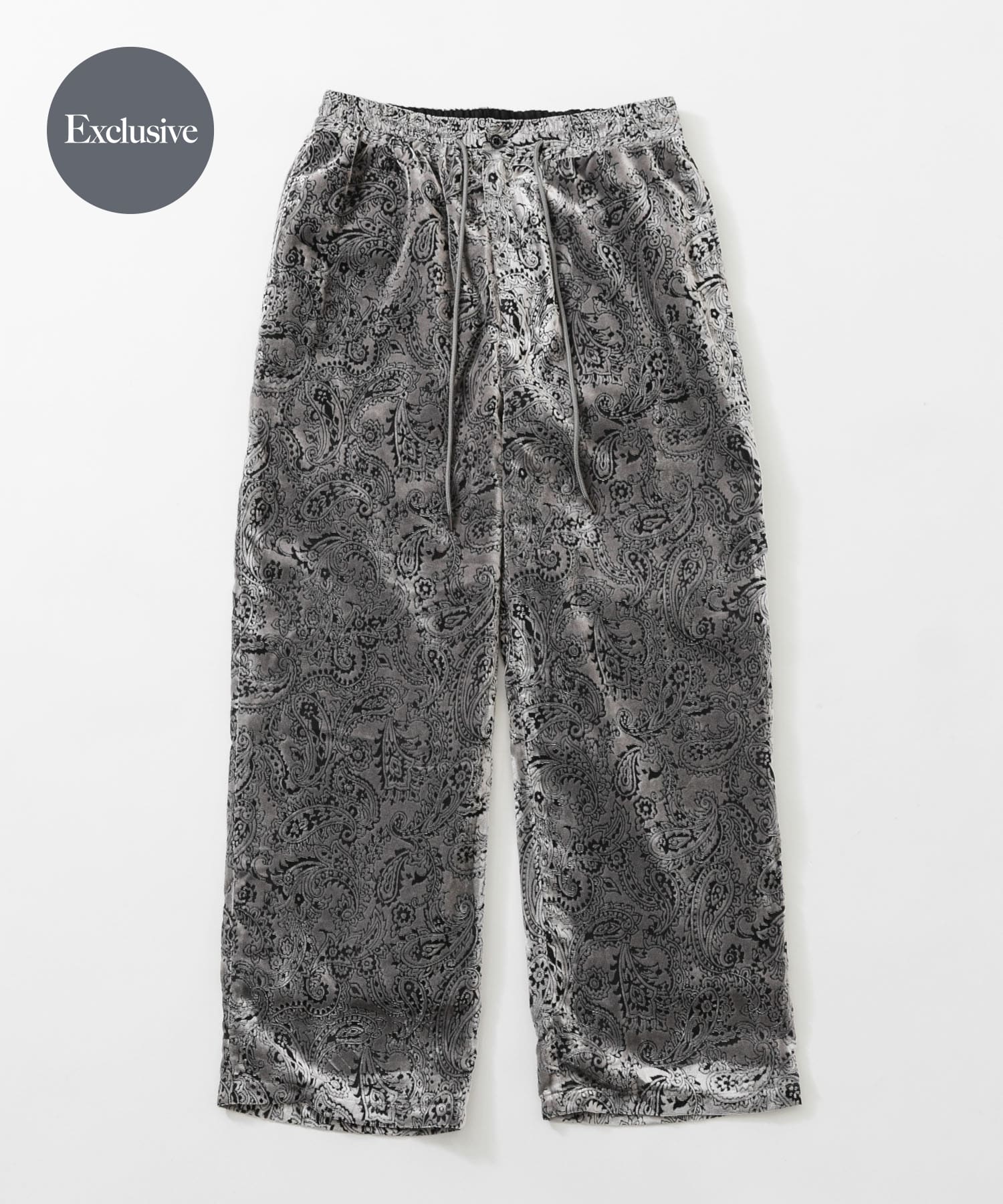 『別注』TUITACI×URBAN RESEARCH　PAISLEY VELVET PANTS