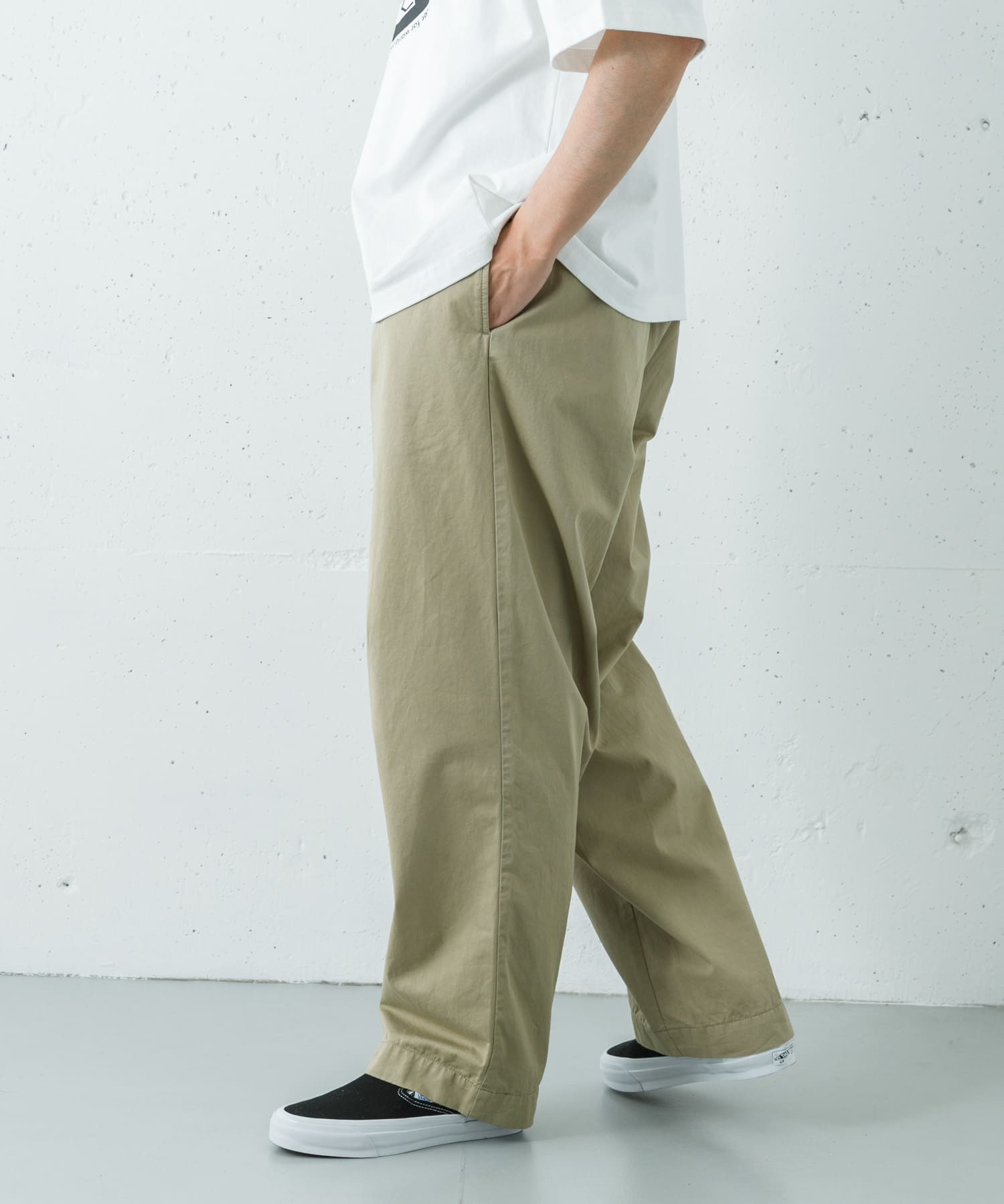 【タグ付】LOTTO URBAN RESEARCH別注 チノパン ベージュ LOTTO LIGHT WEIGHT CHINO PANTS(M BEIGE): ボトム｜URBAN RESEARCH
