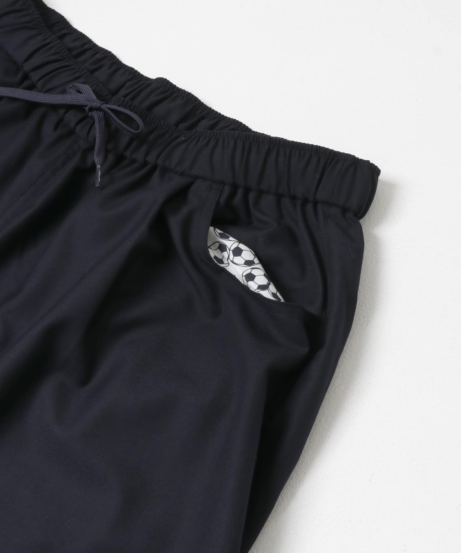 LOTTO　POLY RAYON EASY SLACKS NAVY M