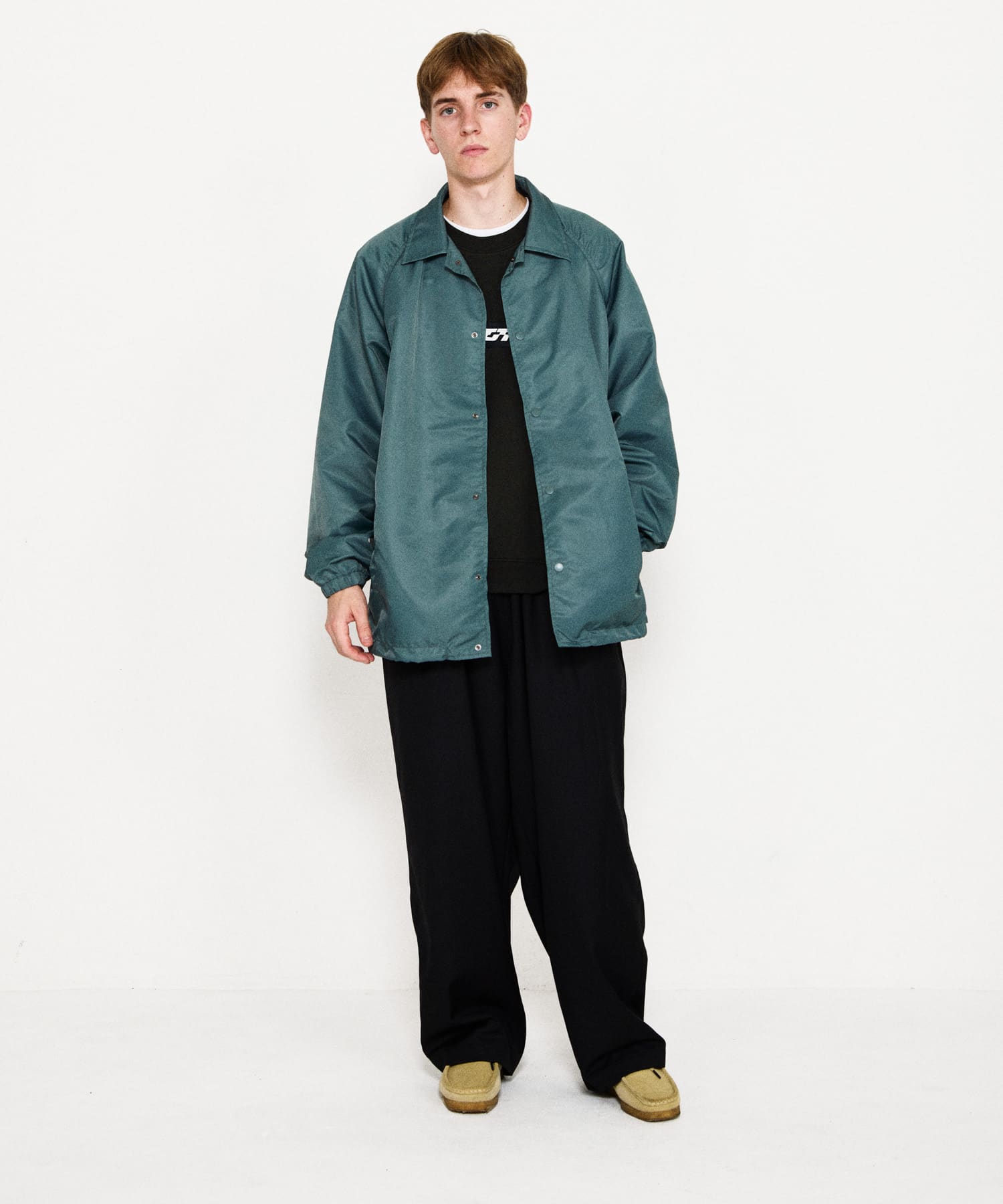 LOTTO　POLY RAYON EASY SLACKS BLACK M
